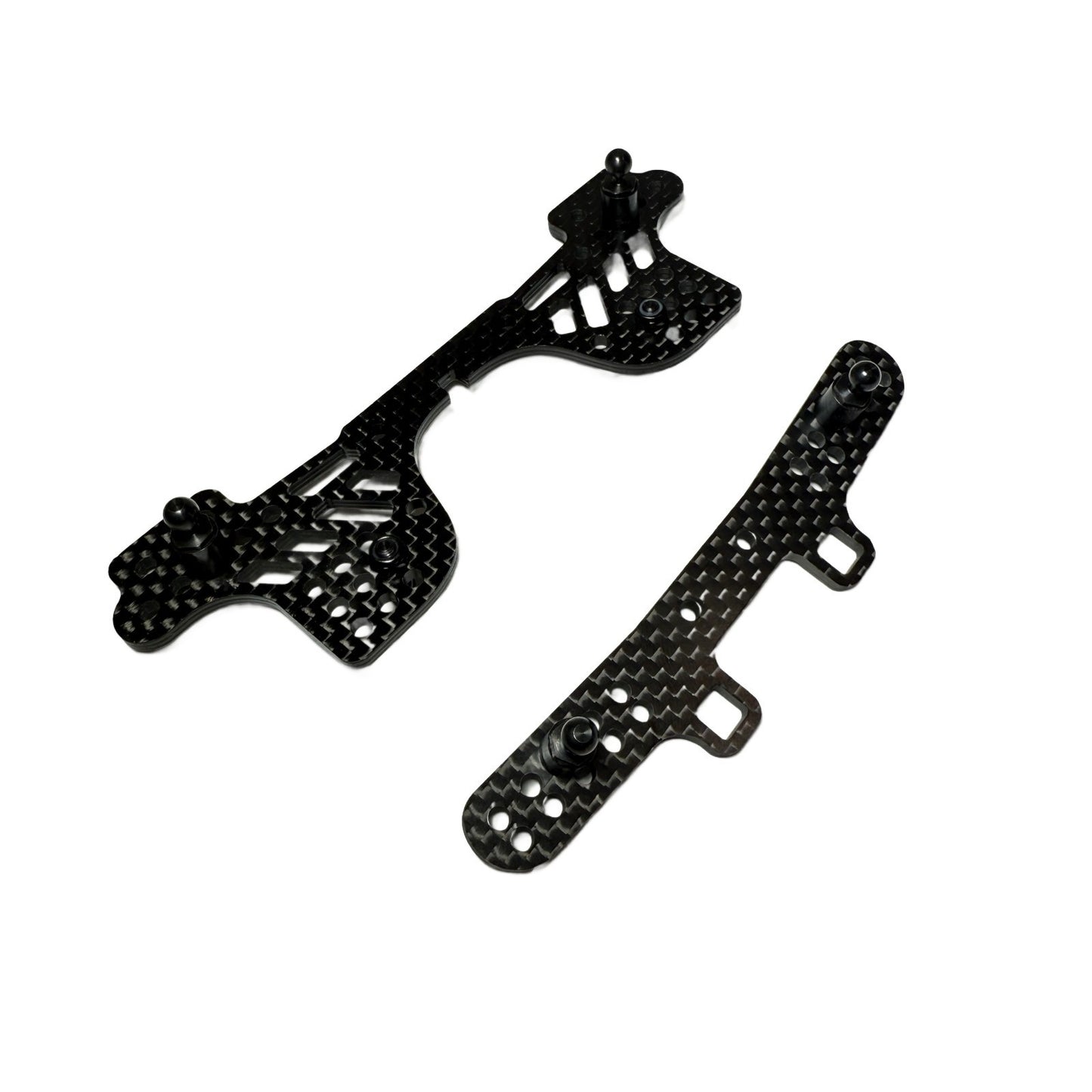 Redcat Racing RDS Drift Car Carbon Shock Towers & Plastic Bumpers / Diffuser