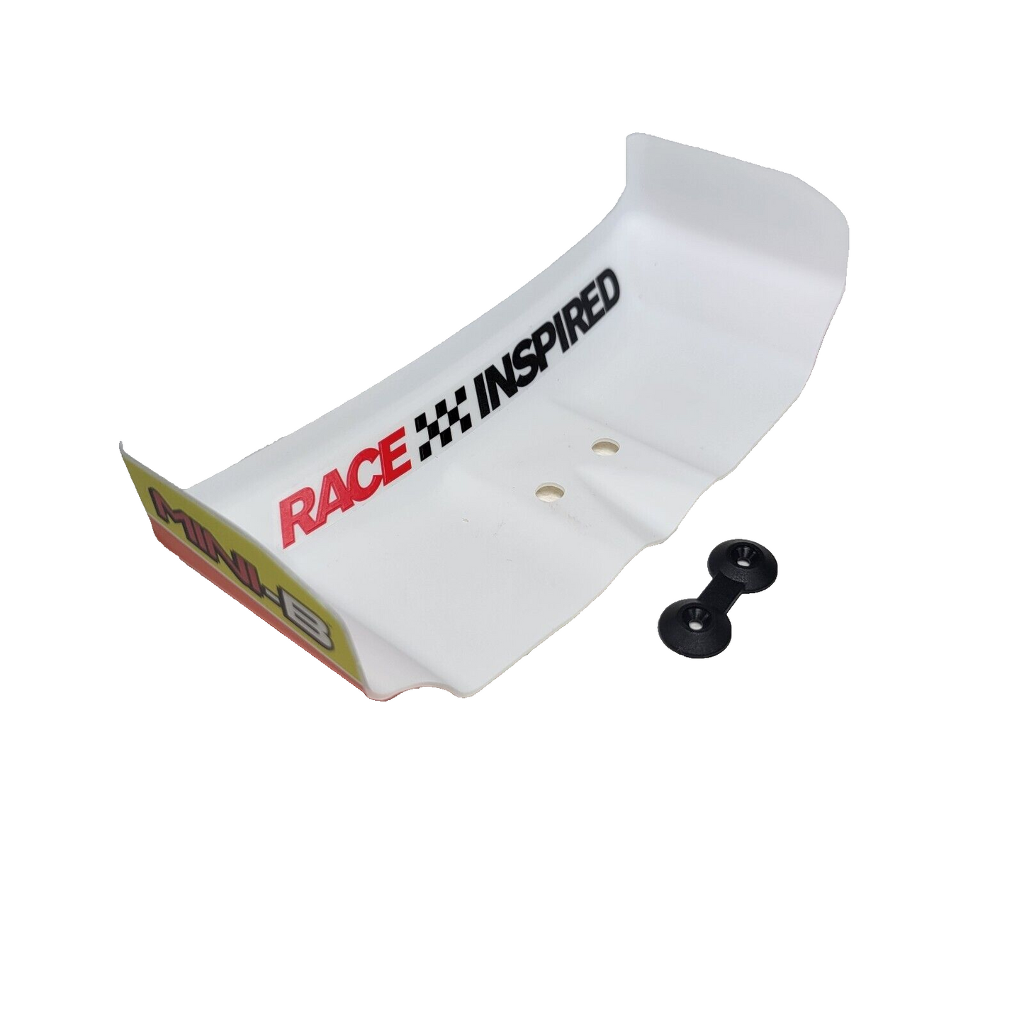 Losi Mini Body & Wing / Spoiler Factory Painted & Deacled White Red Yellow