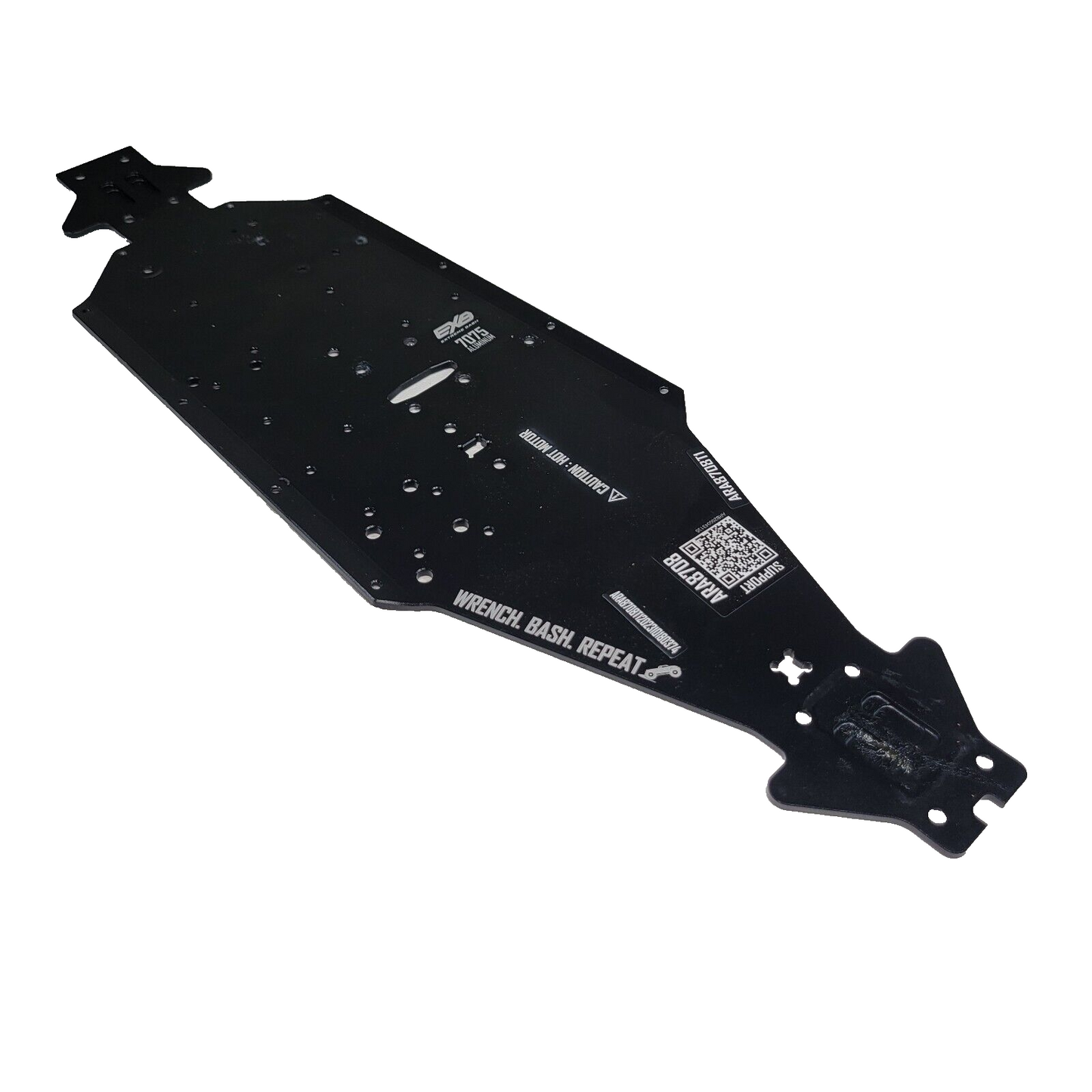 Arrma Kraton 6s EXB V6 Chassis Black 7075 T6 CNC Aluminum Long Wheel Base LWB