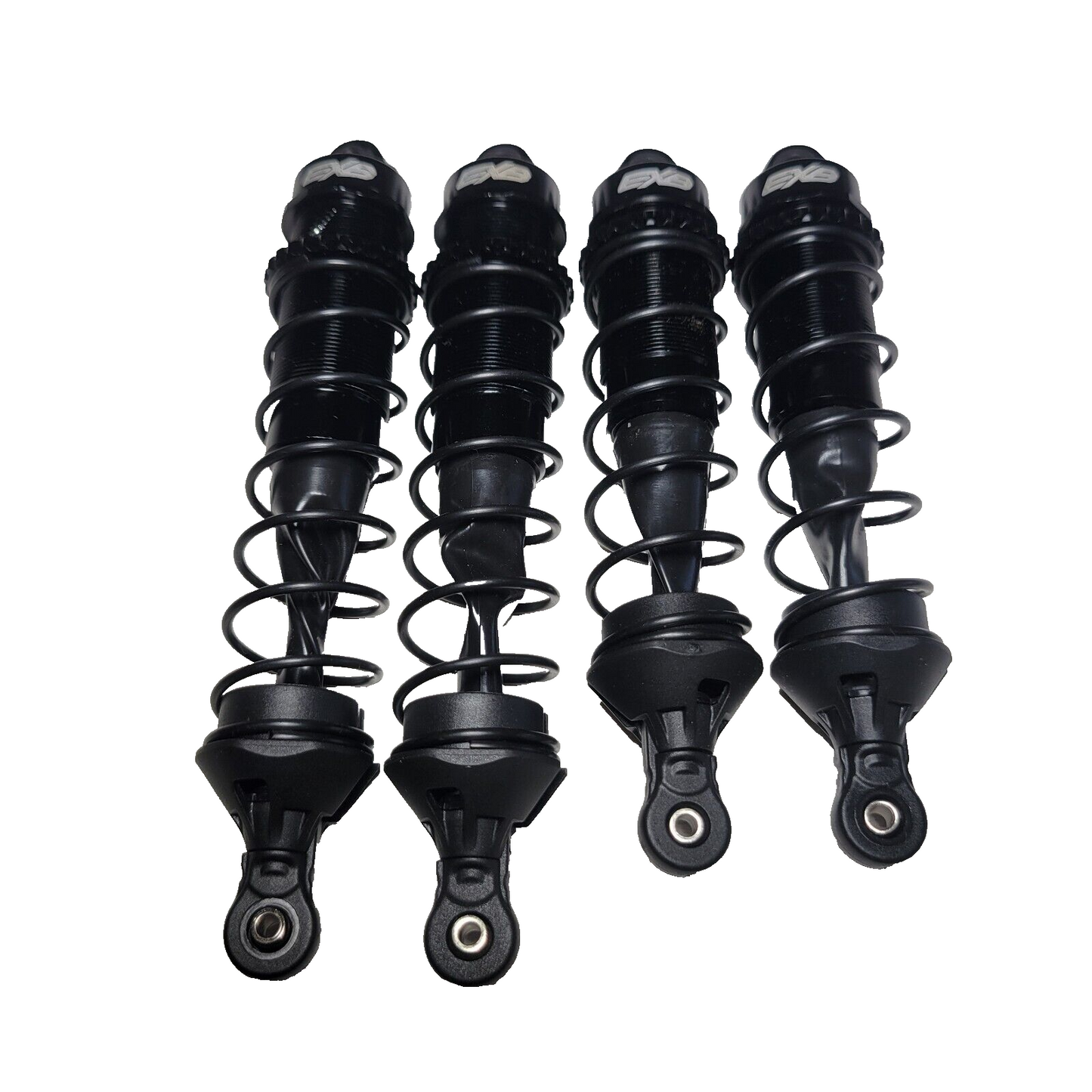 Arrma Kraton 6s V6 EXB Black Aluminum Shocks Front & Rear Springs Notorious /BLX