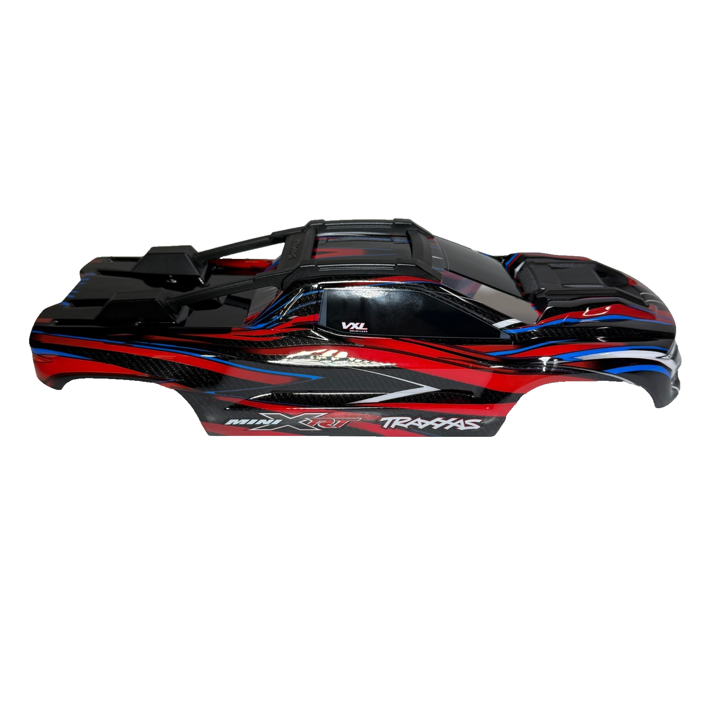 Fits Traxxas Mini XRT Clipless Body Factory Painted Red Black Decals