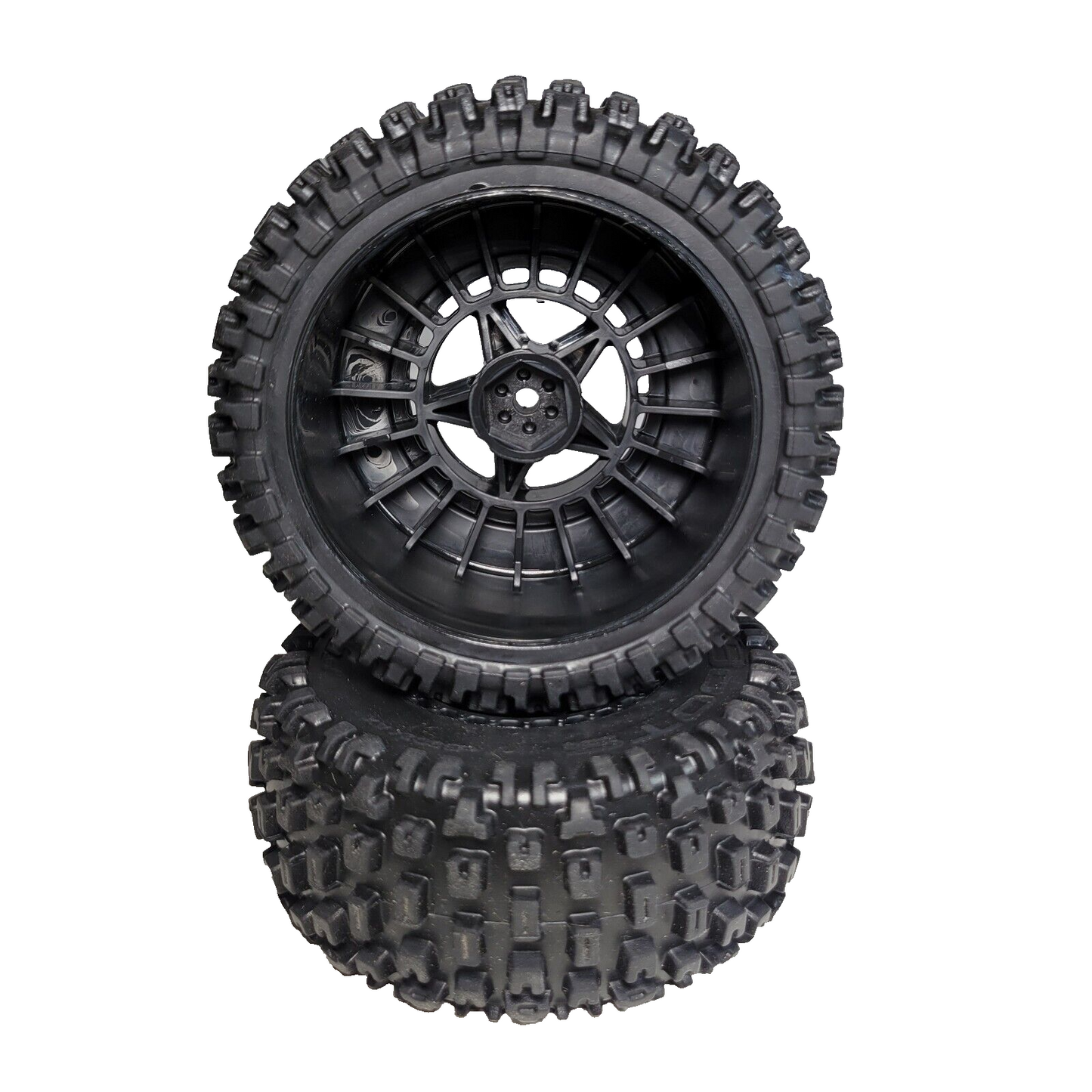 Arrma Senton 4x4 223S BLX V4 SC Tires & 14mm Wheels Glued DBoots Fortress / 4x2