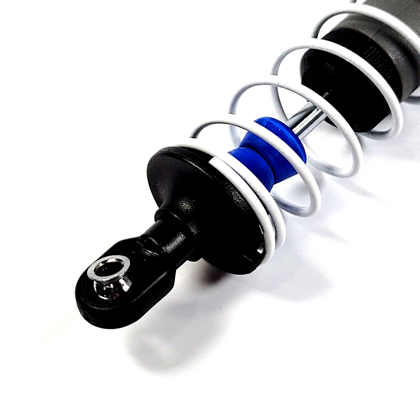 Fits Traxxas Drag Slash 2wd Front & Rear Shocks White Springs Progressive In R