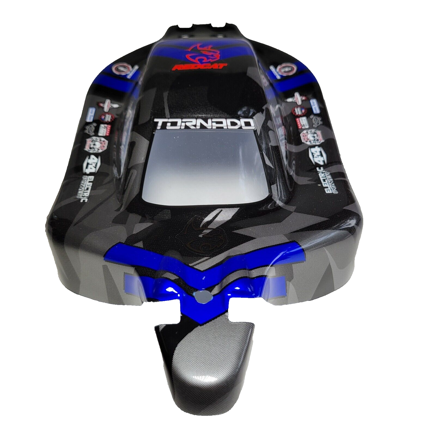 Redcat Racing Tornado EPX Pro Body Factory Painted Black Blue Decaled New Design