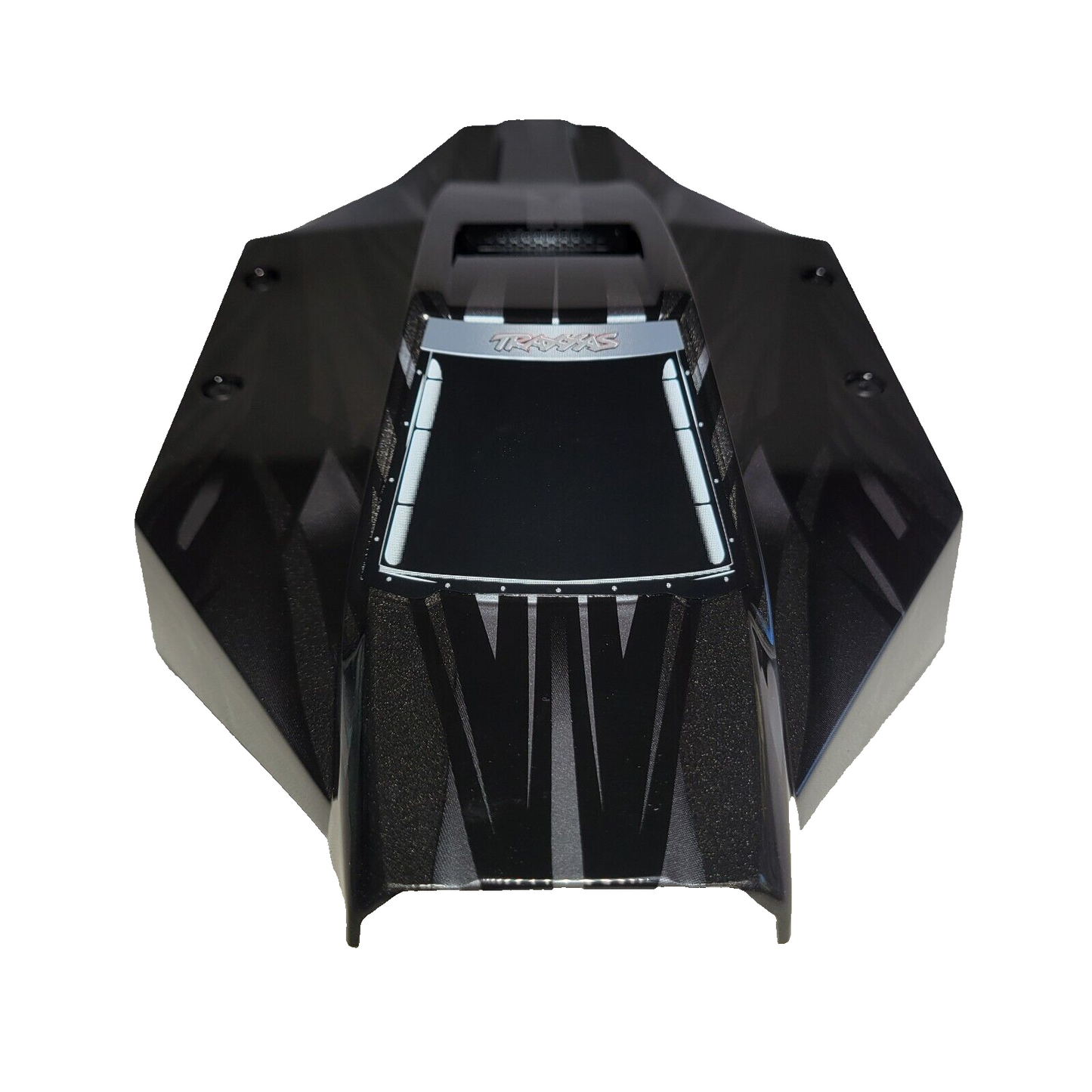 Fits Traxxas Jato 4x4 BL-2s Clipless Body Factory Painted Black & Decals 9018
