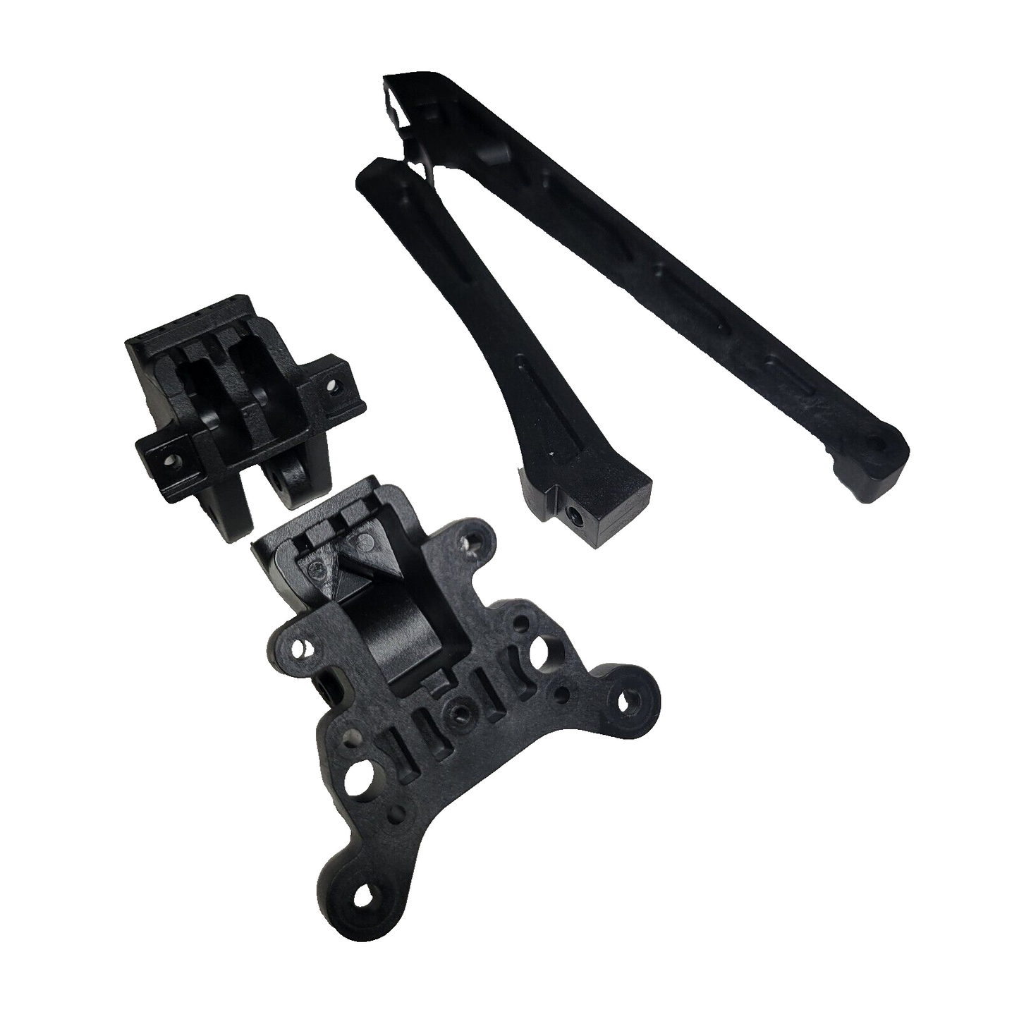 Arrma Kraton 6s BLX V6 Center Chassis Braces & Mounts Red Aluminum Bar / EXB V6