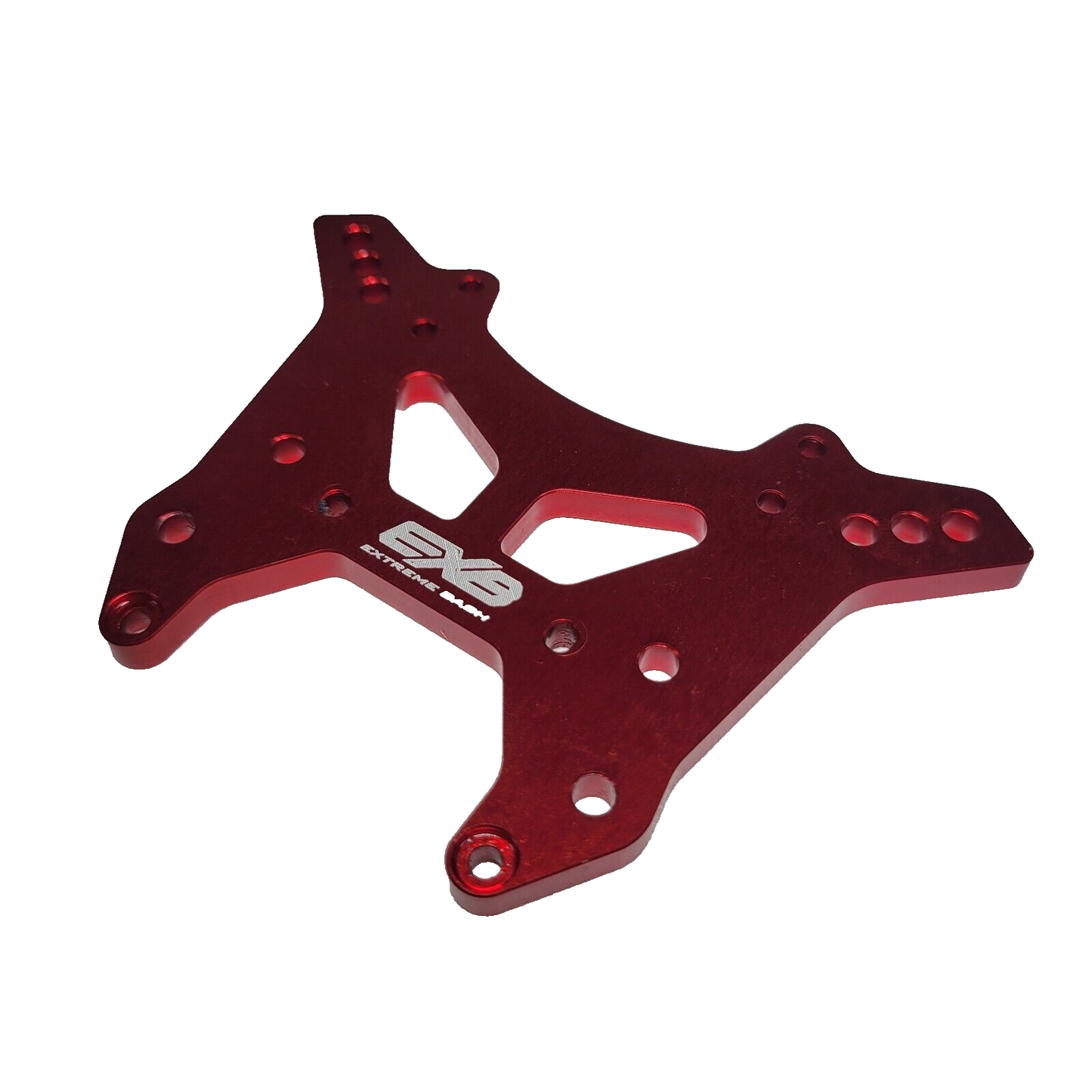 Arrma Kraton 6s EXB V6 Shock Towers Red CNC T-6 Aluminum & CLIPLESS Body Mounts