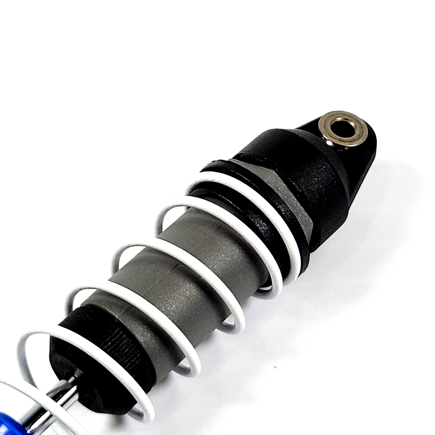 Fits Traxxas Drag Slash 2wd Front & Rear Shocks White Springs Progressive In R