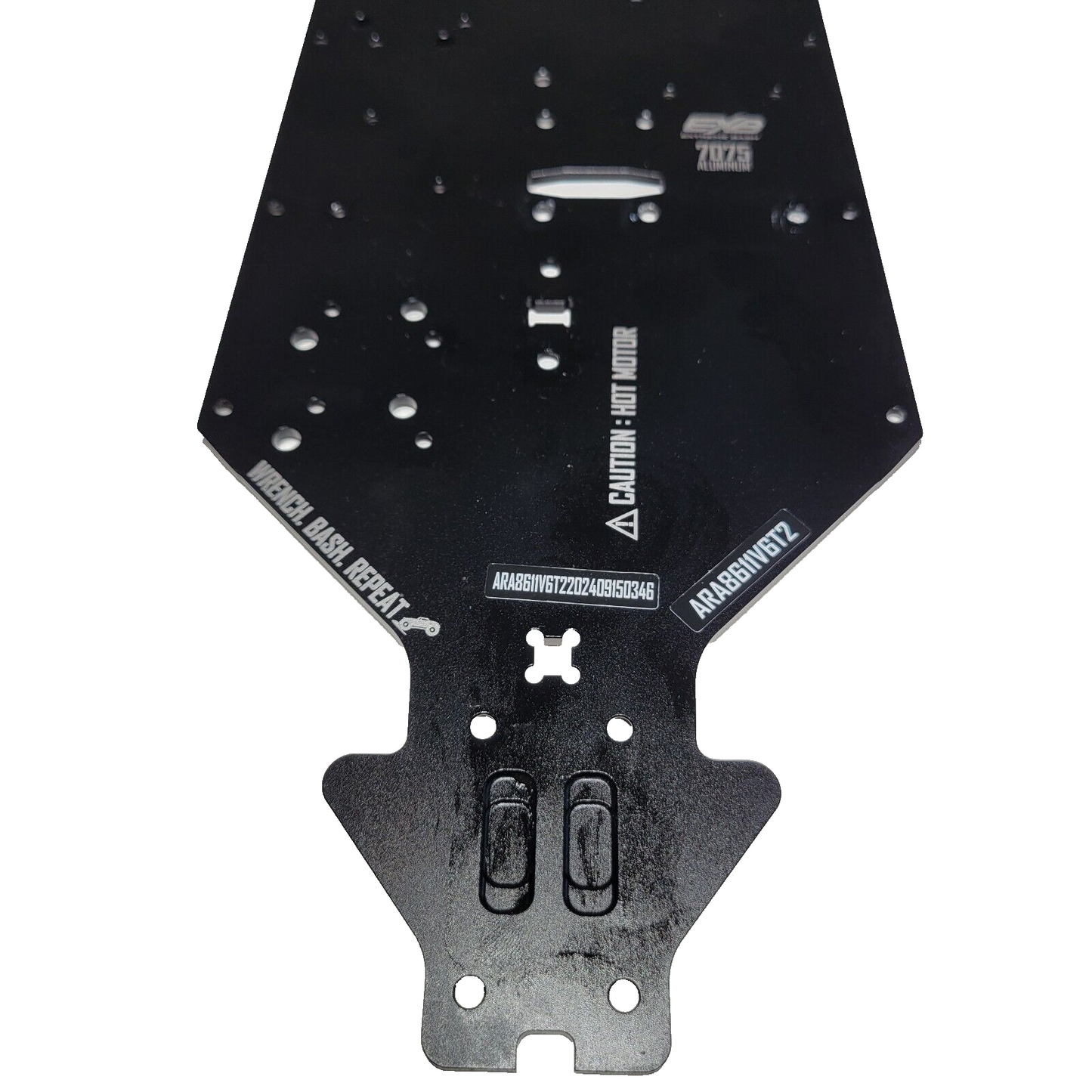 Arrma Notorious 6s V6 EXB Black Aluminum Chassis SWB Outcast Typhon ARA320572