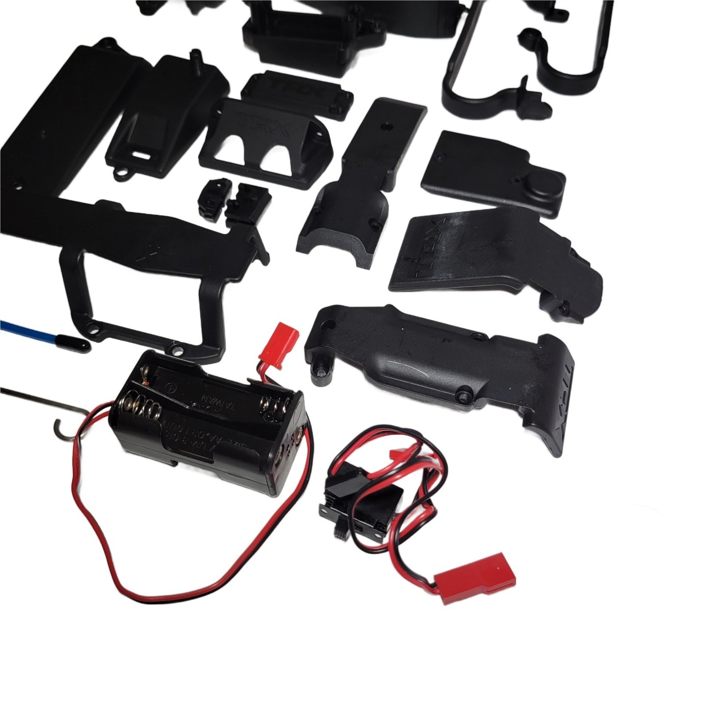 Fits Traxxas Slayer Receiver Battery Box On/Off Switch Skid Plates Servo Mount