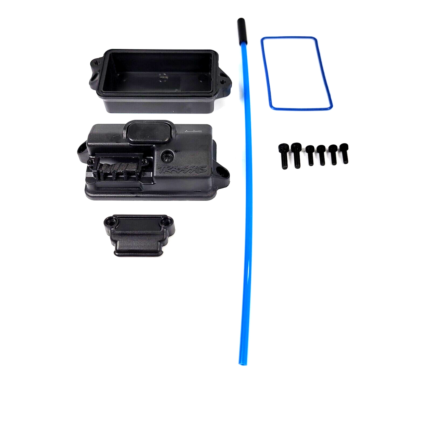 Fits Traxxas Rustler XL5 2wd Waterproof Receiver Box RX VXL BigFoot Bandit Tube