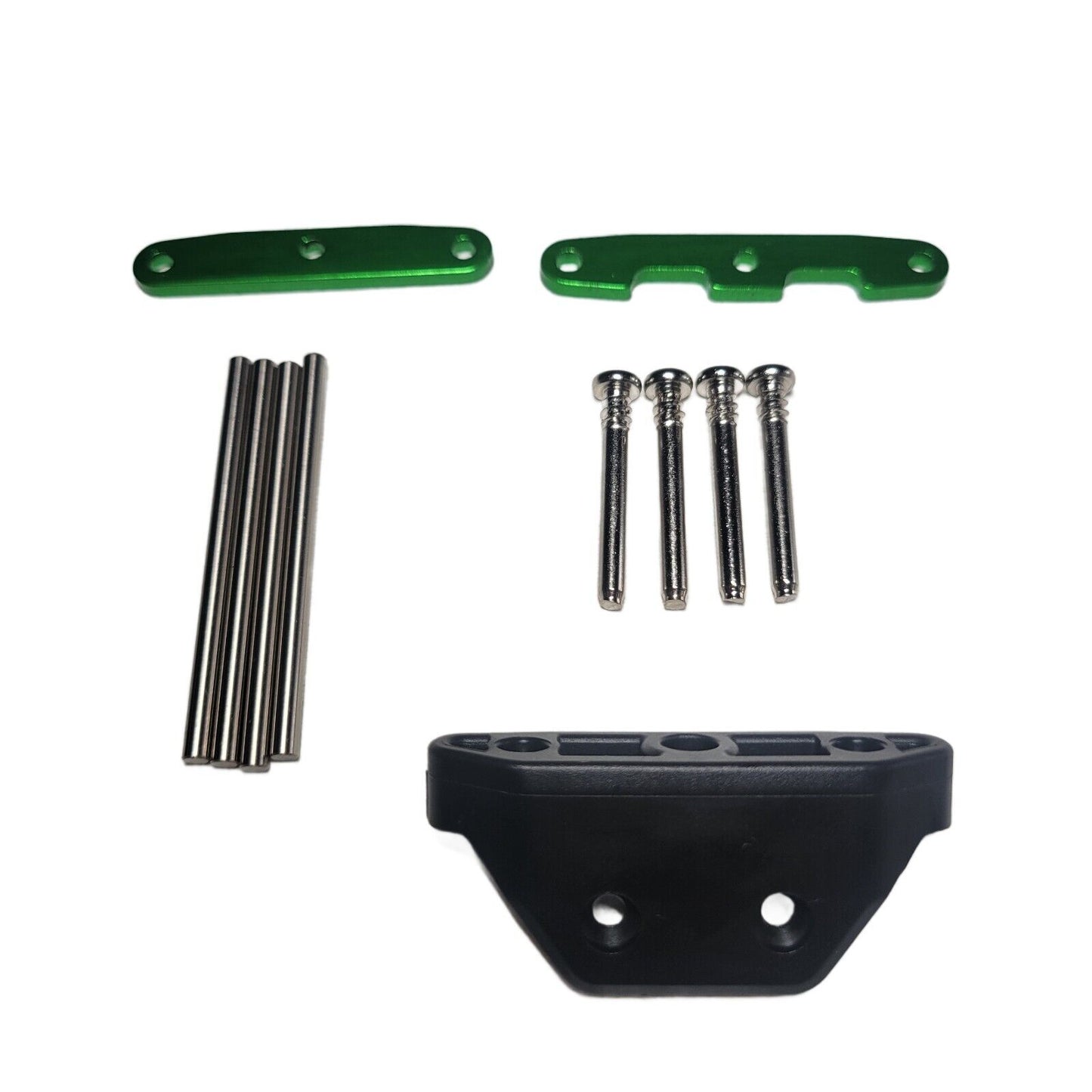 Fits Traxxas Rustler 4x4 Ultimate Heavy Duty A-Arm Set Suspension Arms Pins Grn