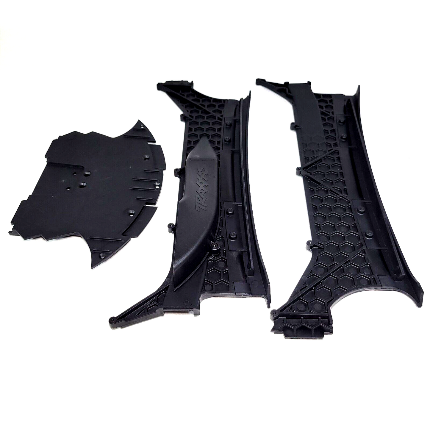 Fits Traxxas XO-1 Spitter Chassis Guards Brace Plastics bulkhead holddown Set