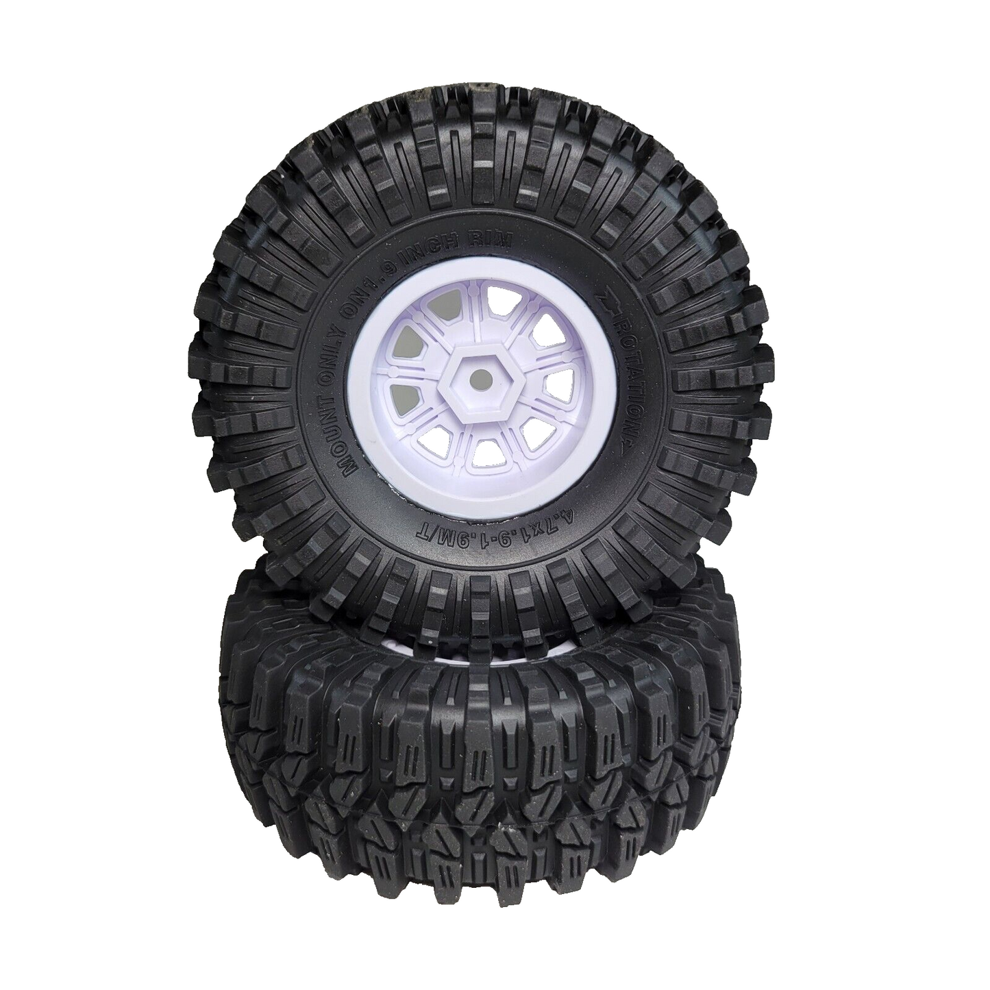 Redcat Racing Ascent MT-9 Mud Terrain Tires & 12mm 1.9" Wheels Pre-Glued Gen 7 8