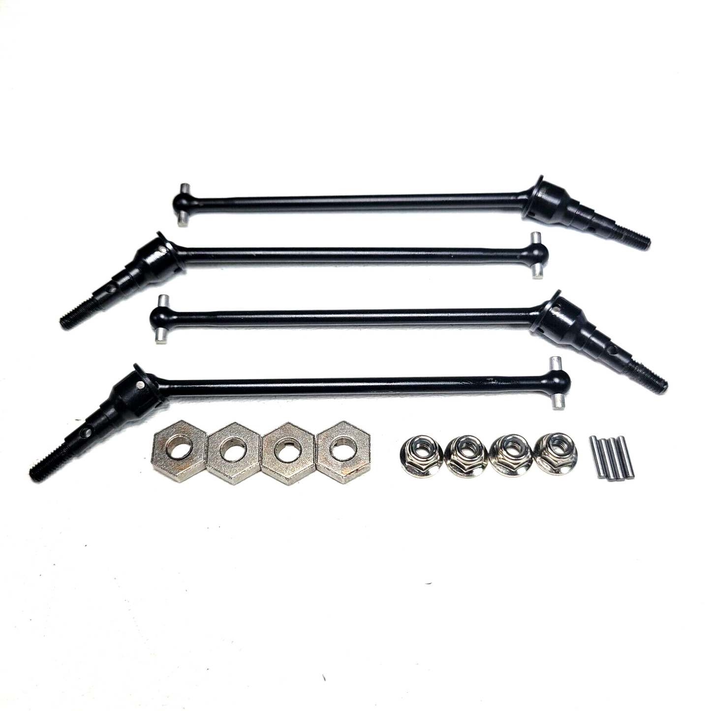 Losi Lasernut U4 Driveshafts CV Front & Rear Axles Shafts Stubs Hexes & Nuts
