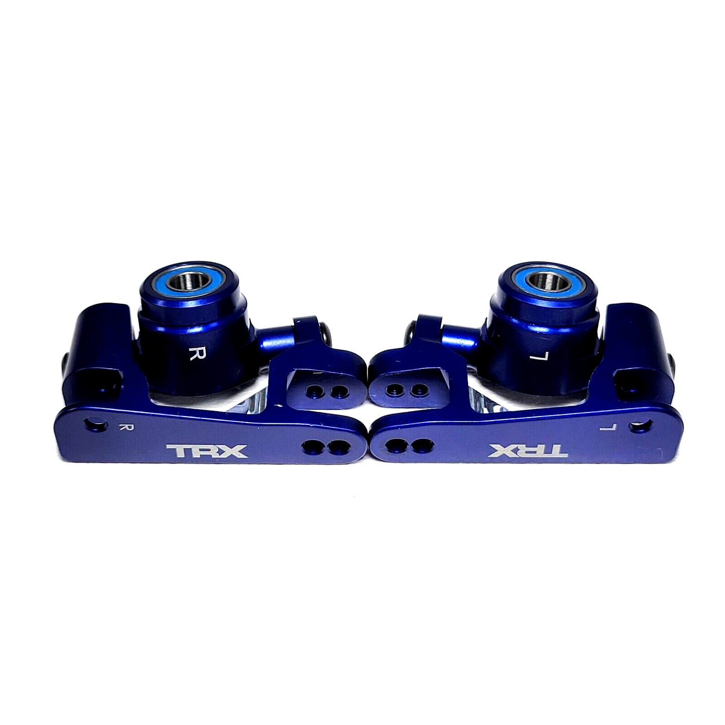 Fits Traxxas XO-1 Knuckles Blue Aluminum Front Steering & Rear Hub Carriers