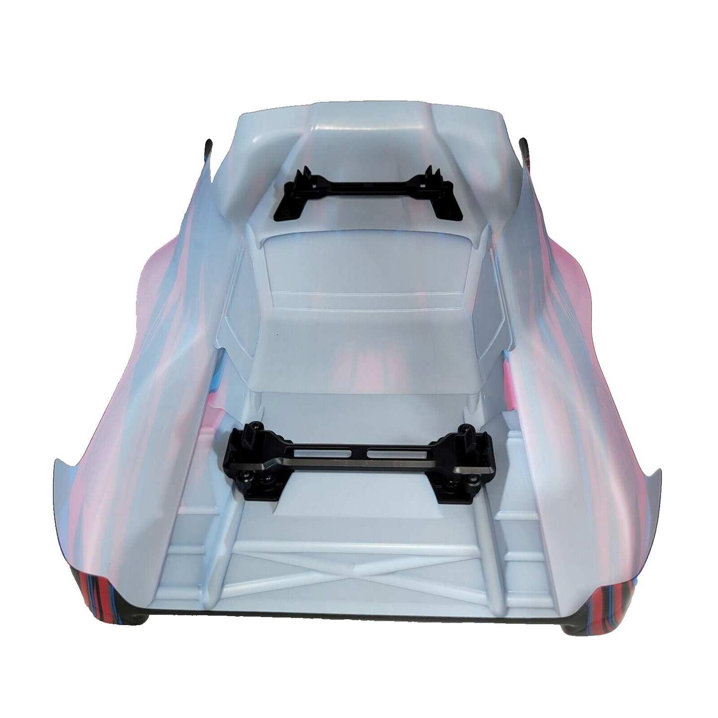 Fits Traxxas Slash 4x4 BL-2s Red Black Body w/ Clipless Mounts 4wd 2wd VXL XL5