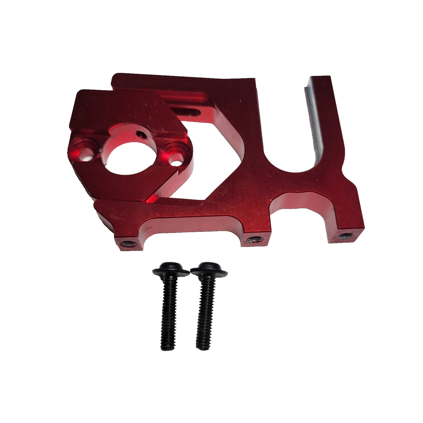 Arrma Notorious 6s V6 BLX Aluminum Red Motor Mount / Center Diff Brace