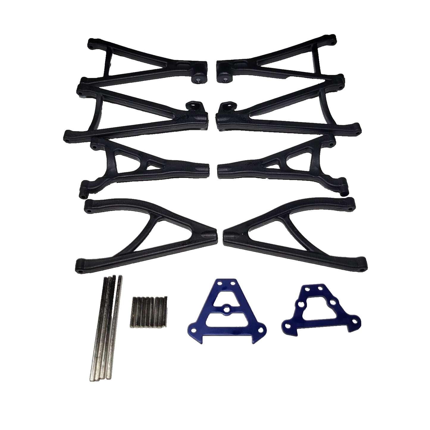 Fits Traxxas E-revo 1/16 VXL Suspension A-Arms & Pins Front Rear Upper Lower