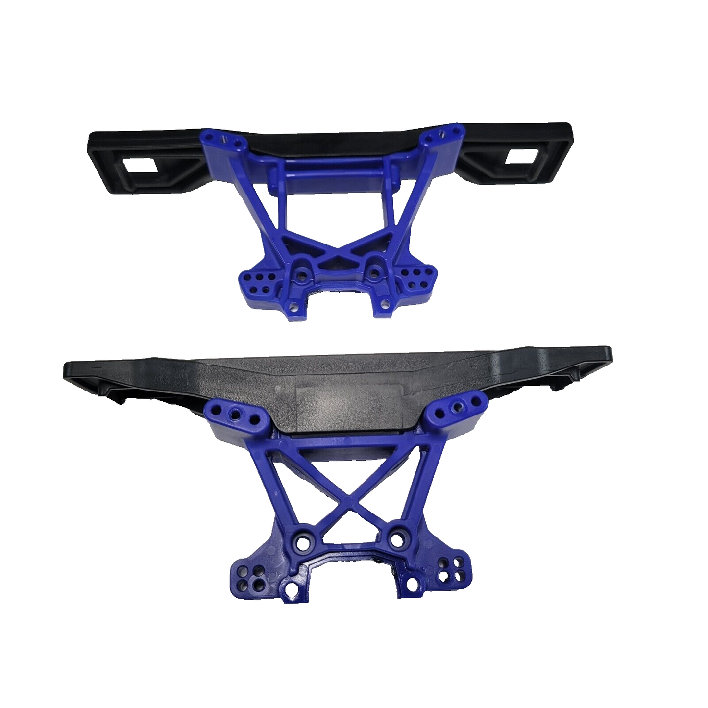 Fits Traxxas Slash 4x4 BL-2s Blue Shock Towers Body Mount Clipless 4wd XL-5 VXL
