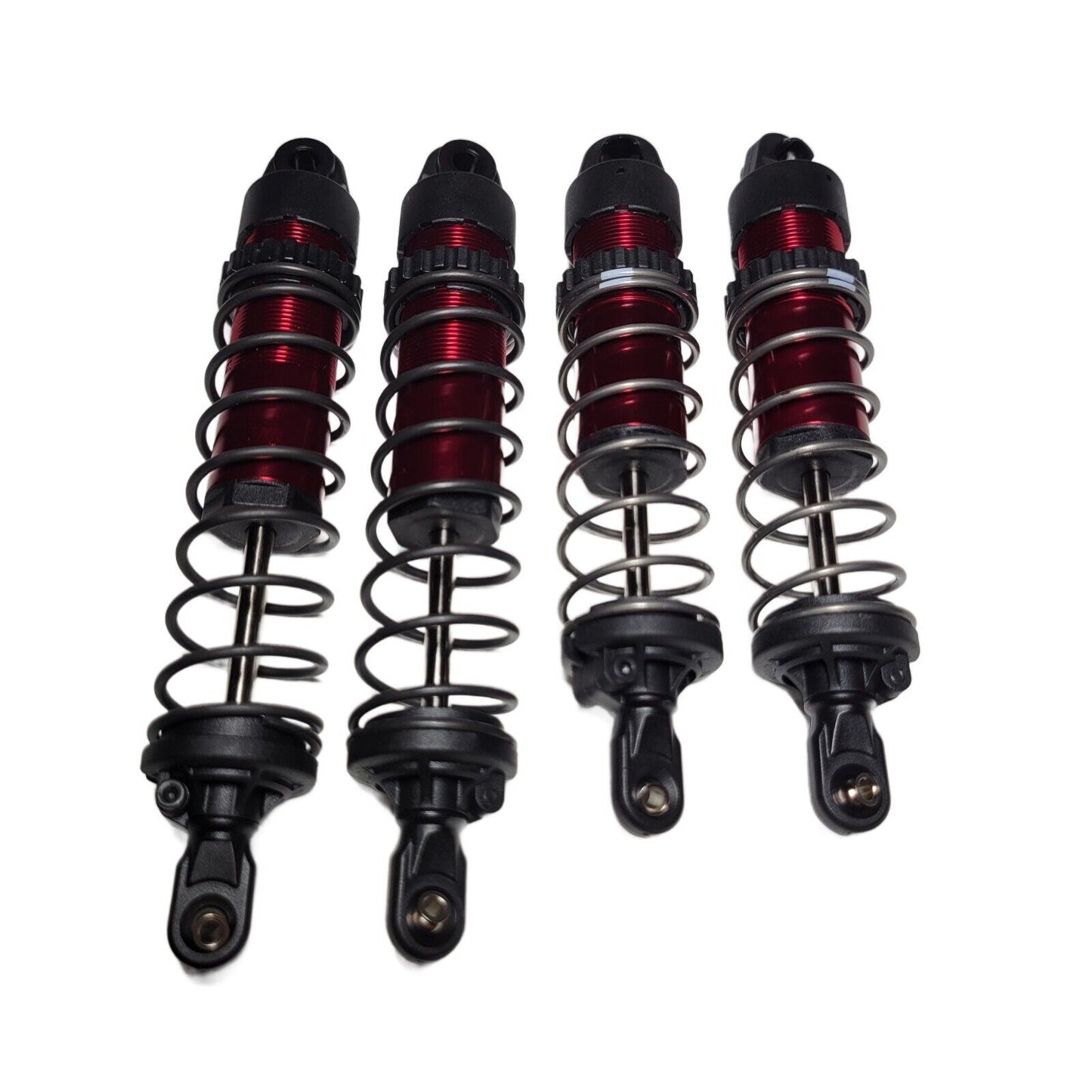 Fits Traxxas Sledge Shocks RED Aluminum Assembled Dampers Springs Front & Rear