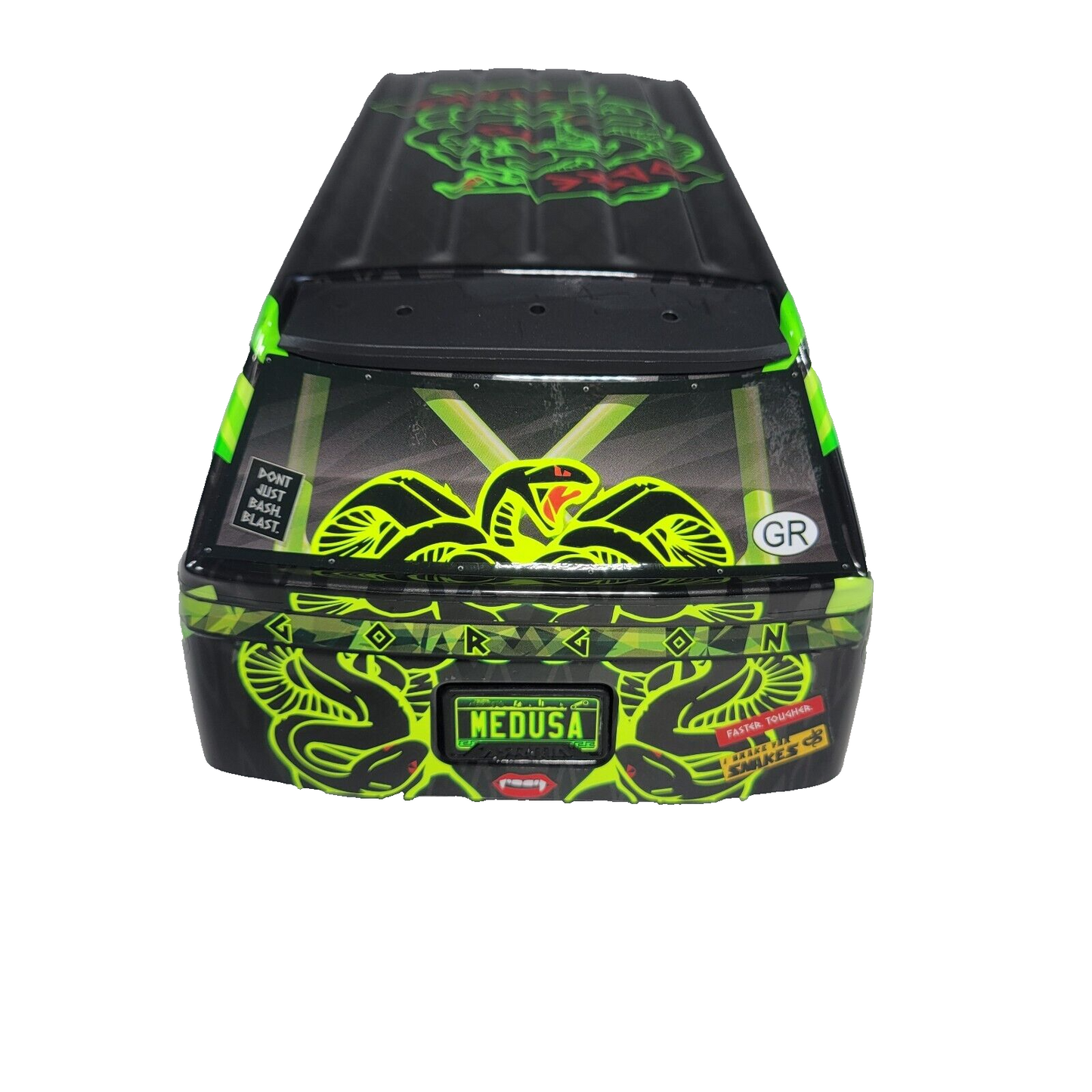 Arrma Gorgon Green Yellow Body Shell Lid Factory Painted Decaled ARA402349