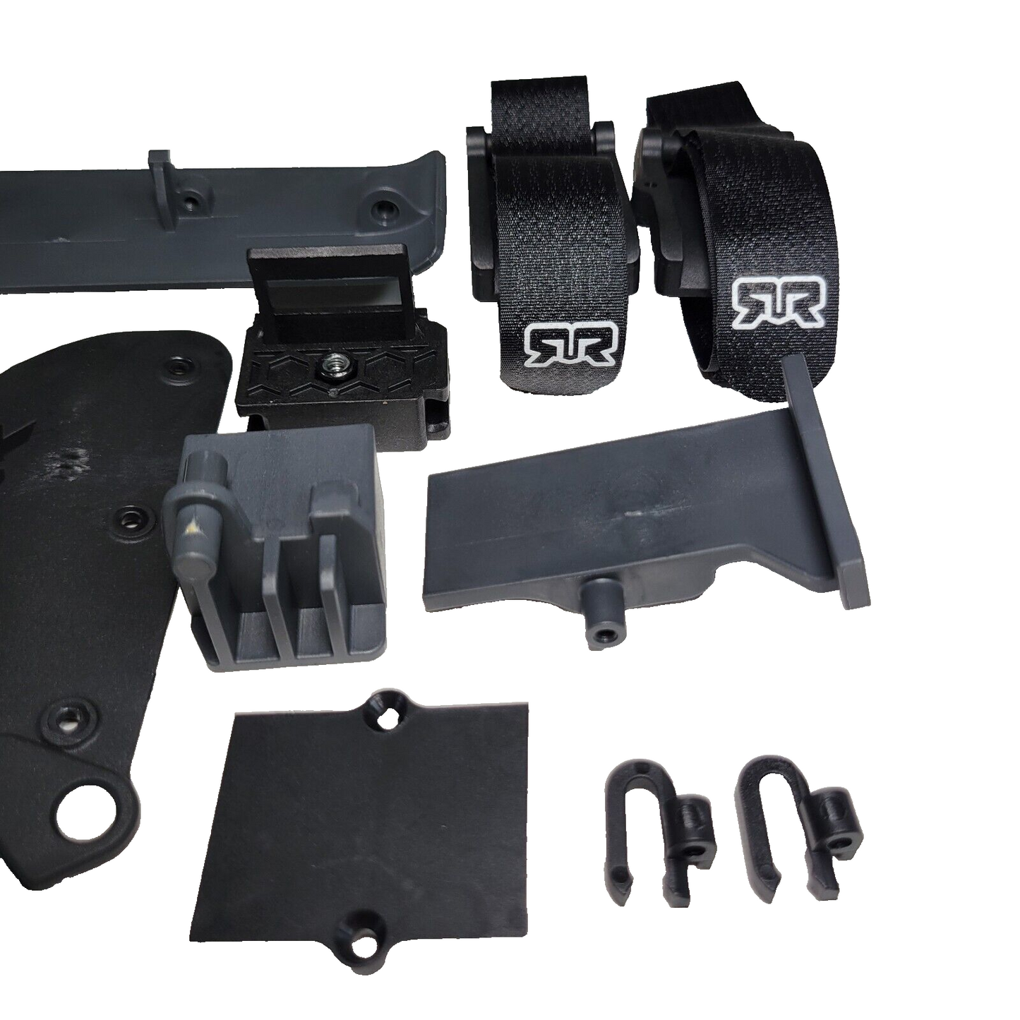 Arrma OUTCAST 4S V2 BLX Chassis Guards Battery Straps Receiver Box Esc Mount