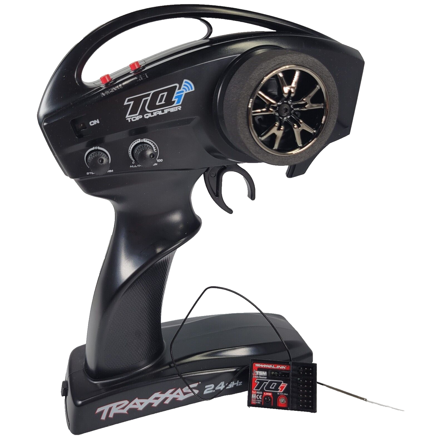 Fits Traxxas X Maxx 8s Radio Remote Transmitter TQI TSM Receiver 2ch 2.4ghz