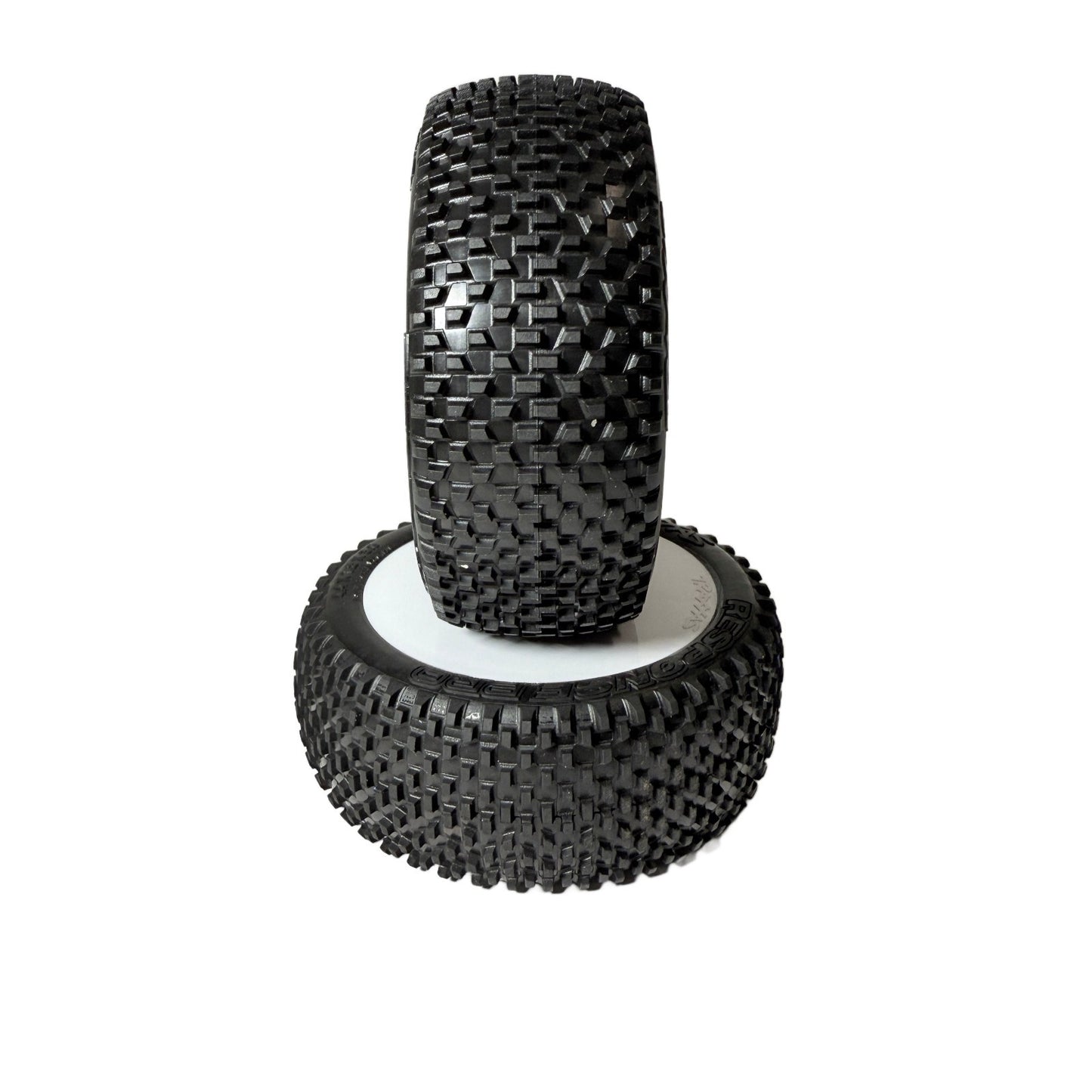Fits Traxxas Jato 4x4 VXL Tires Response Pro 3.0 & White Dished Wheels 17mm