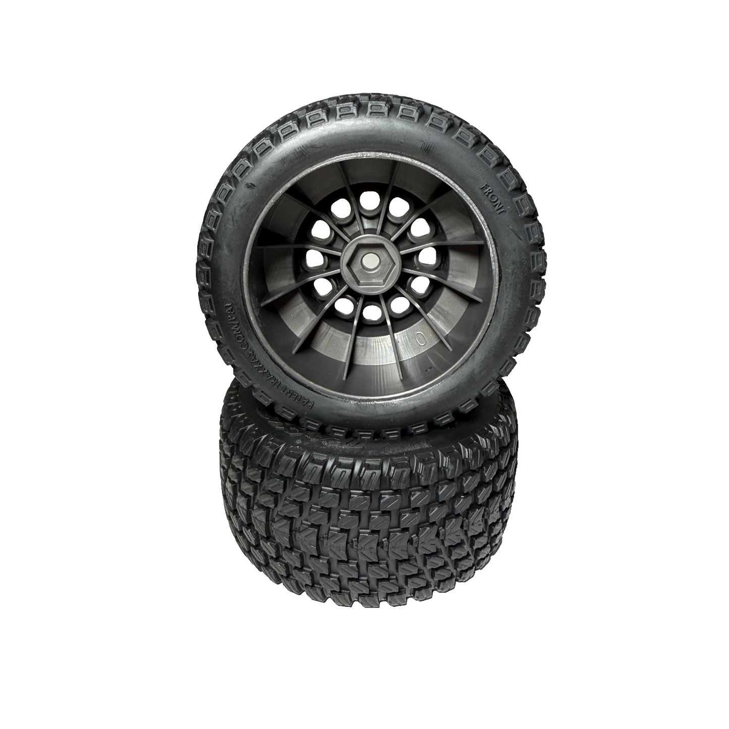 Fits Traxxas Mini XRT Gravix Tires & 12mm Grey Wheels Front & Rear 1/16th