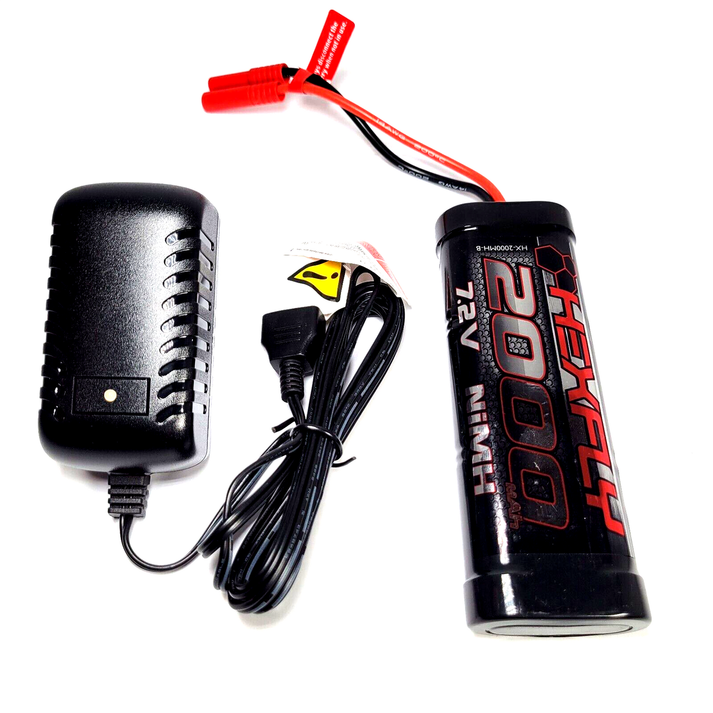 Redcat Racing Piranha Battery And Charger 2000 mAH 7.2v NiMH HX-2000MH-B