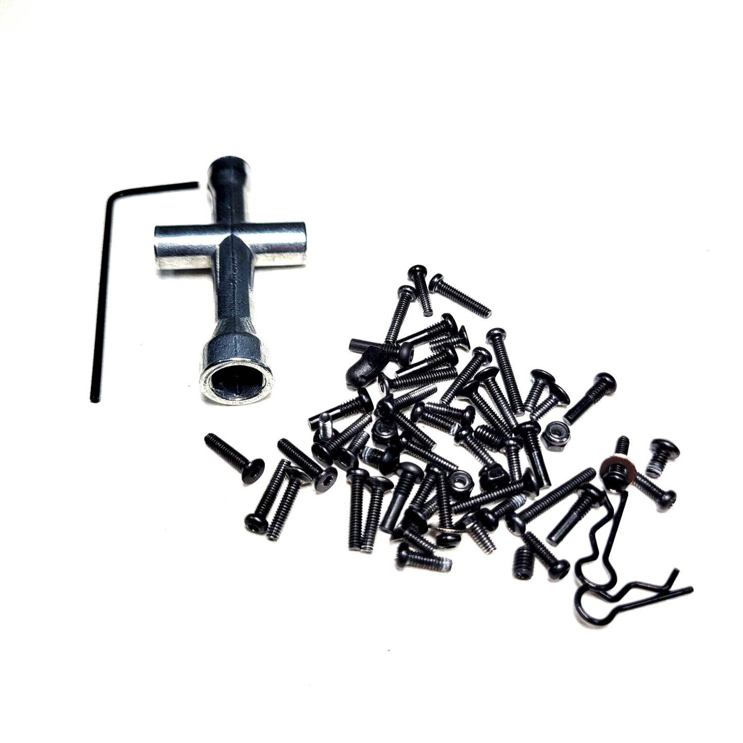 Losi Mini B Chassis Frame & Mud Guards + Hex Scew Set Hardware Lot LOS211020