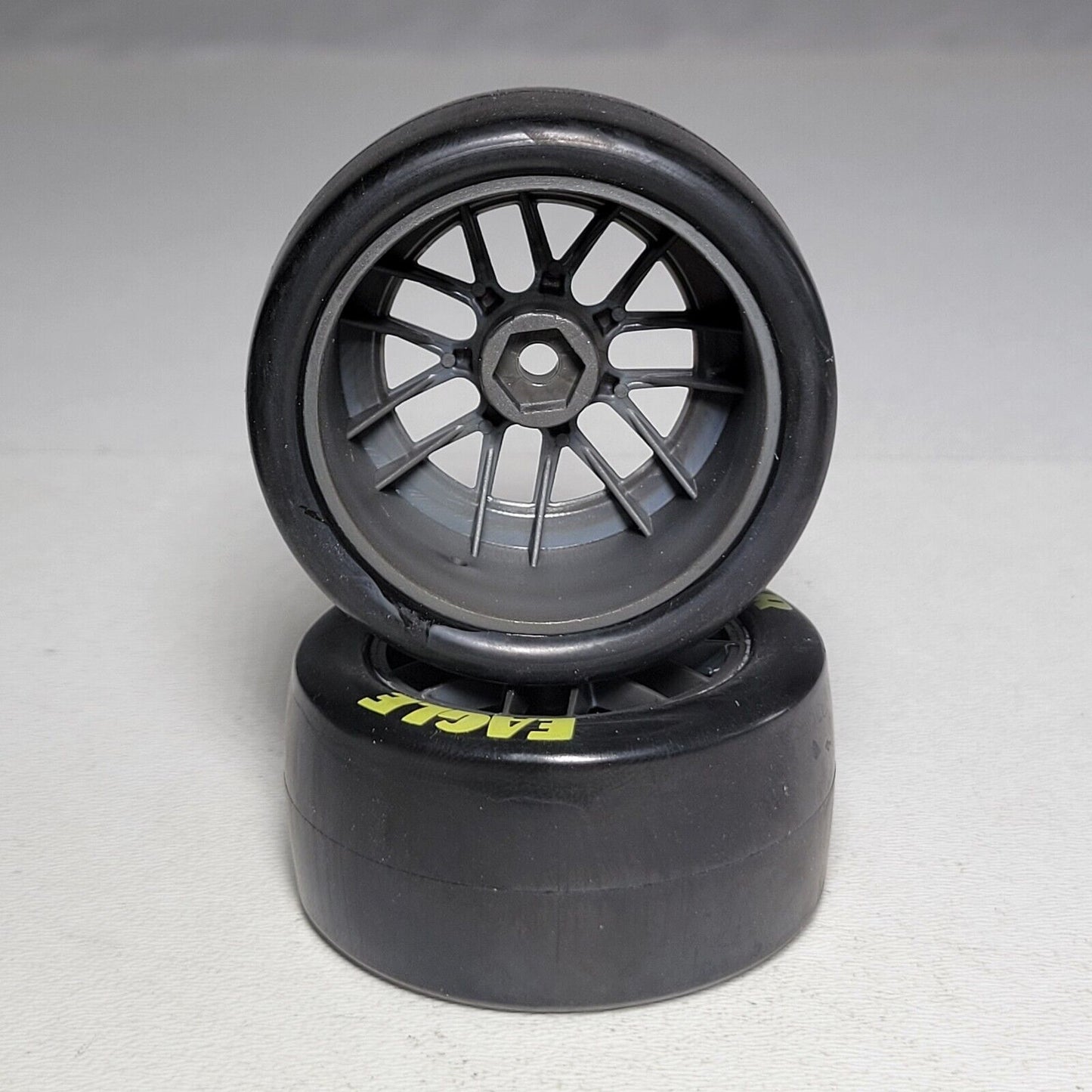 Losi Nascar Grom Tires Medium Goodyear Eagle Factory Mounted / Glued