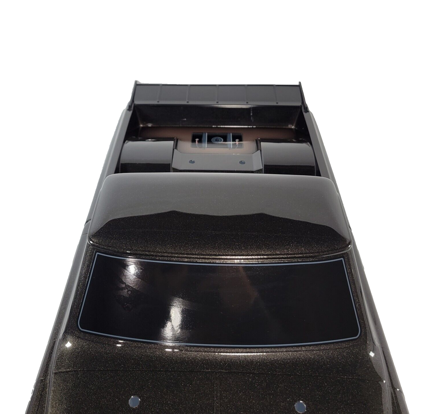 Fits Traxxas Drag Slash Black C10 Chevrolet Painted Body w/ Wing Grill Bumpers