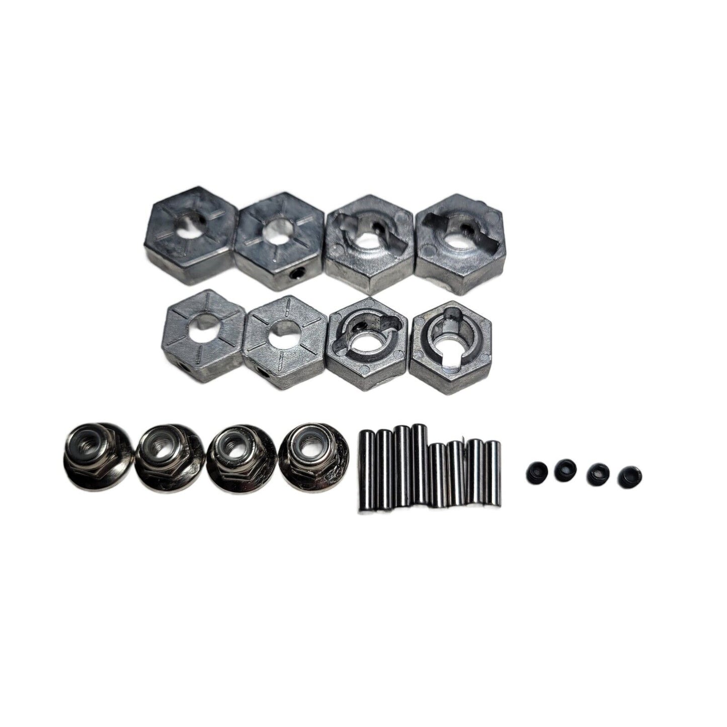 Arrma Vorteks 223s 4x4 BLX V4 Driveshafts 12mm / 14mm Hexes Axles Stubs Nuts Pin
