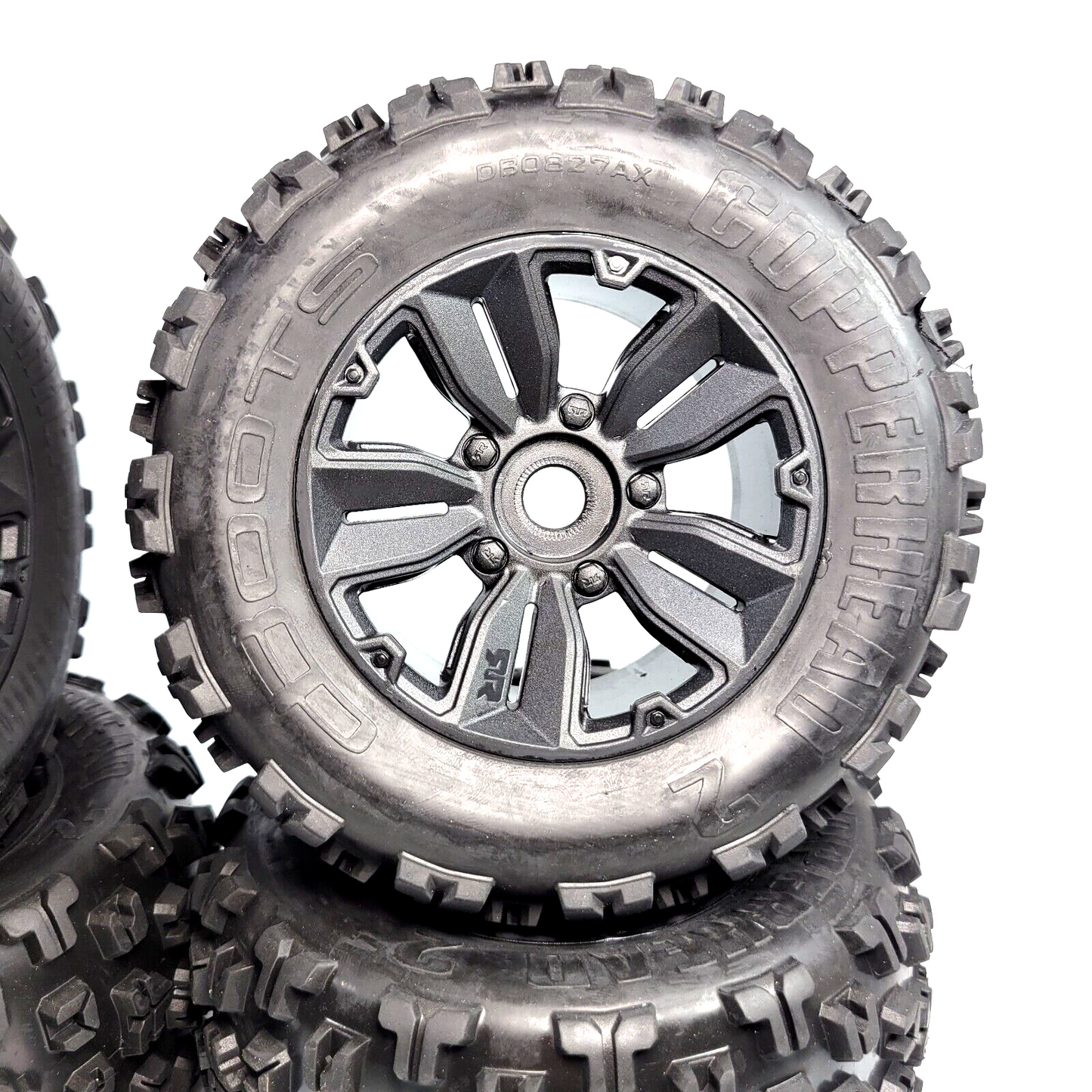 Arrma Kraton V6 6s BLX Dboots Copperhead 2 Tires 17mm Wheels Talion Outcast (4)