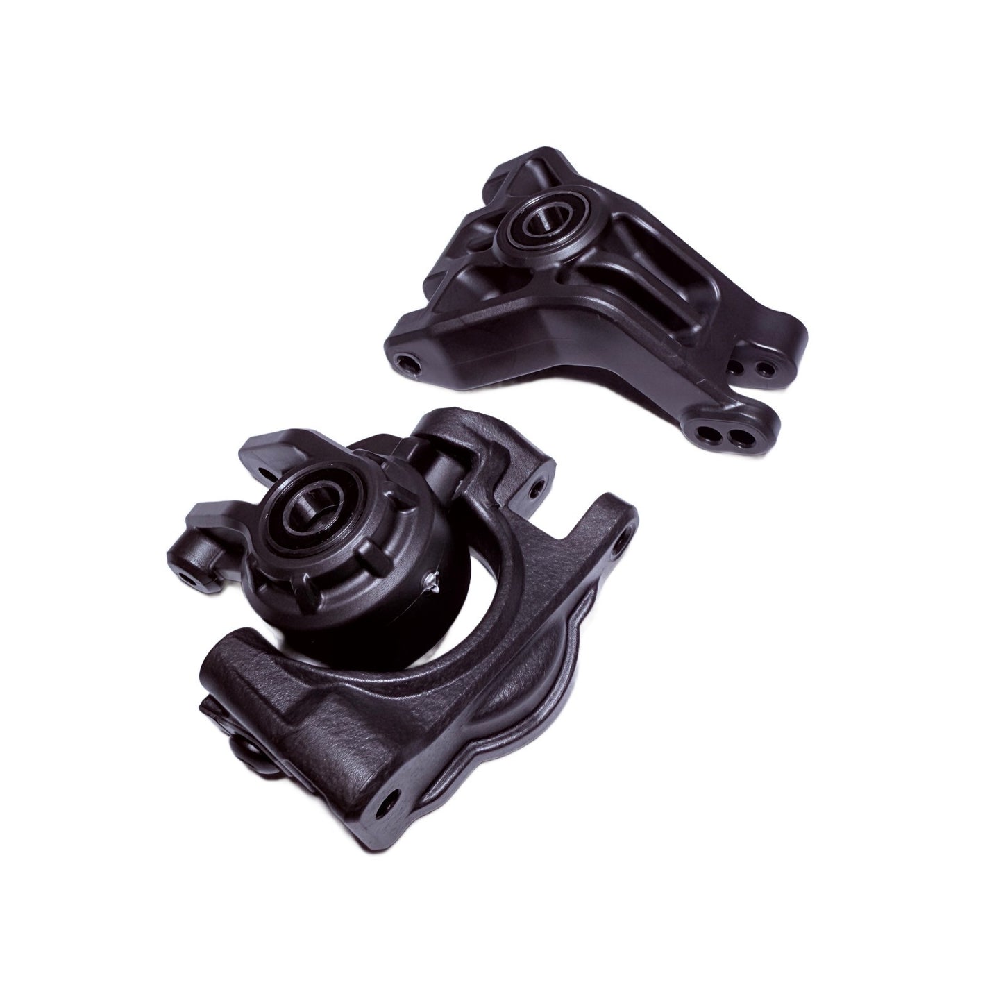 Fits Traxxas Jato 4x4 VXL Heavy Duty Knuckles Hub Bearing Carriers Block Black