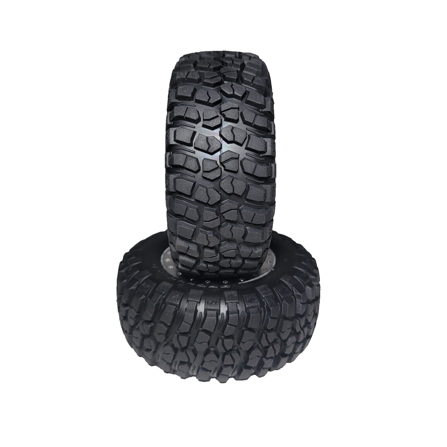 Fits Traxxas Slash 4x4 VXL Mud Terrain Tires & 12mm Wheels SCT 4wd Bl-2s XL-5