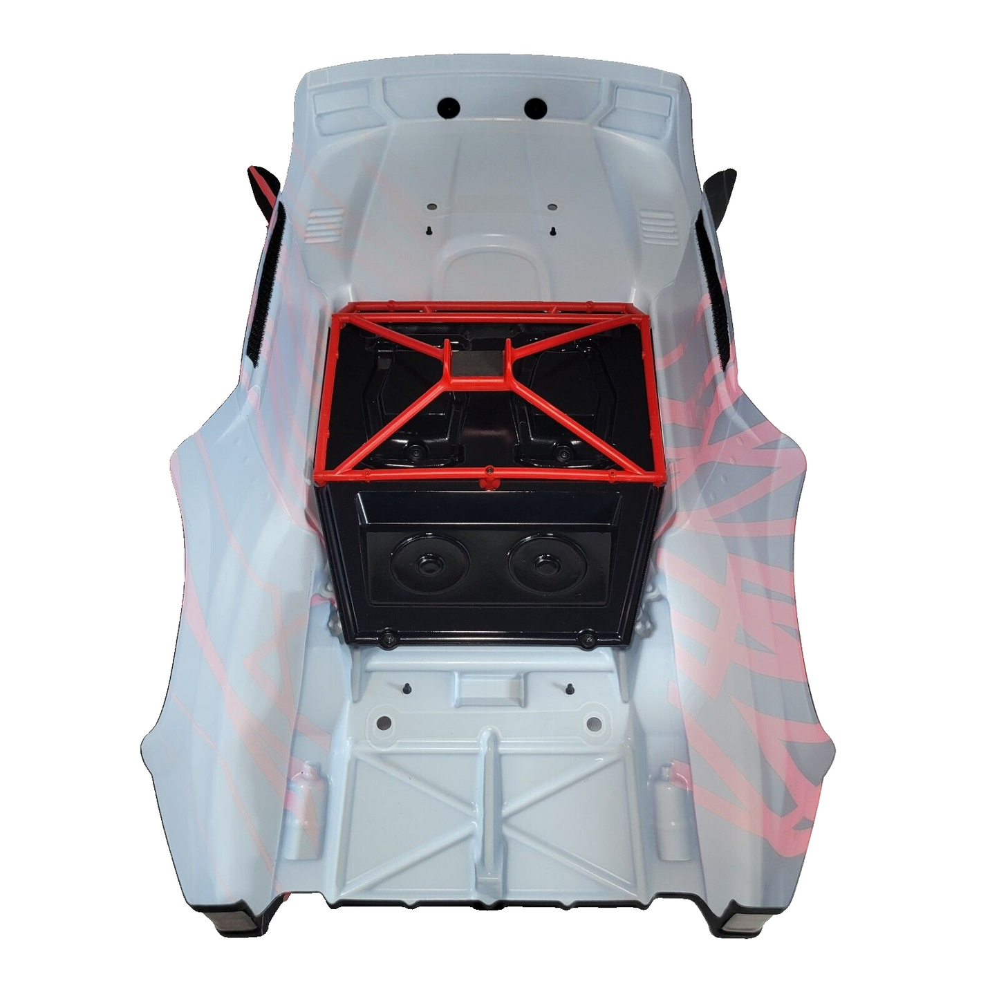 Arrma Mojave 6S BLX Red Black Painted Body Shell With Cage / Interior ARA411004