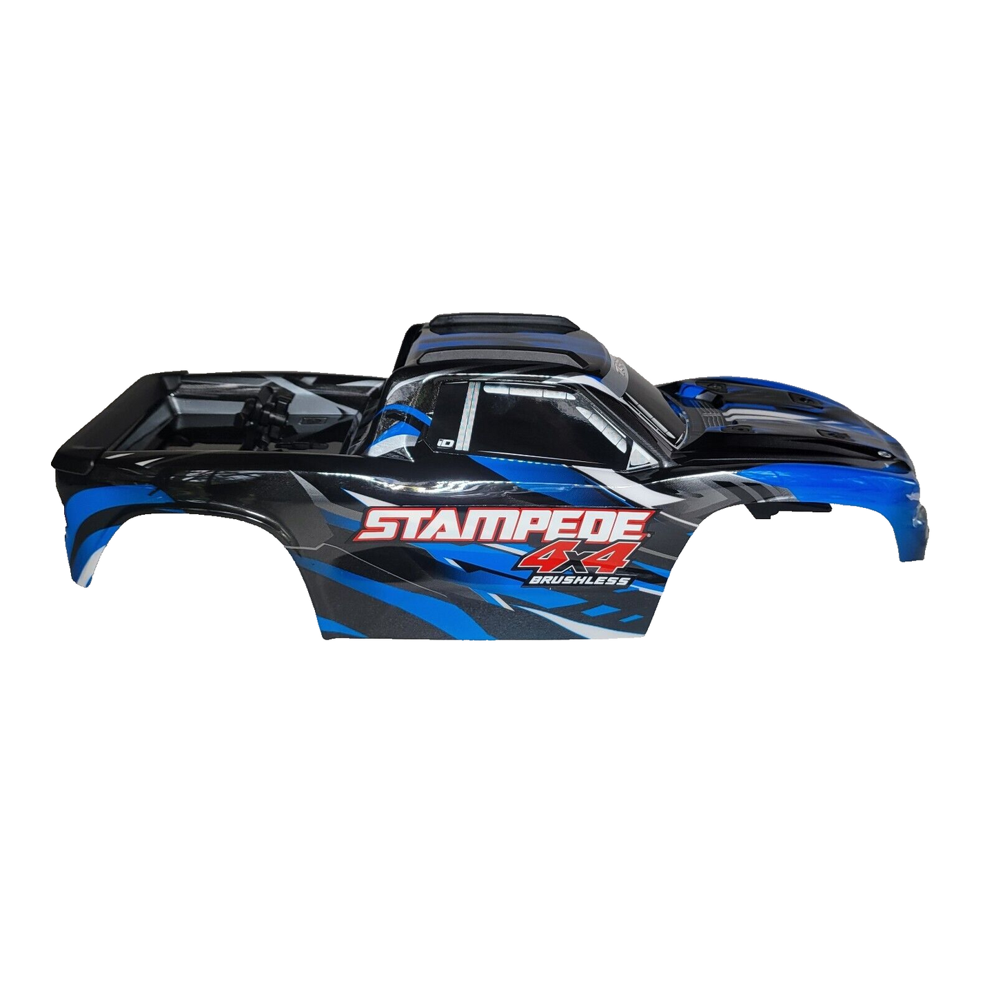 Fits Traxxas Stampede 4X4 BL-2s V2 Blue Black Body Clip-Less Support Mount VXL