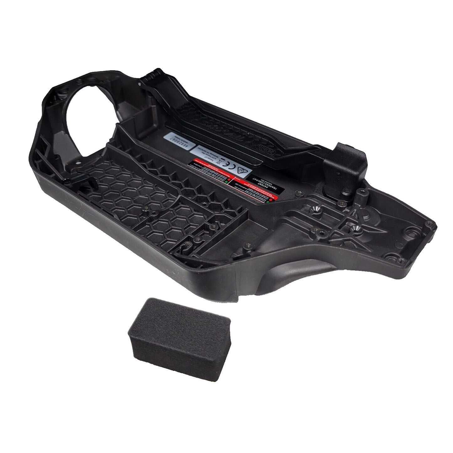 Fits Traxxas Rustler Ultimate 4x4 LCG Chassis Charcoal gray Battery Bar 6723X
