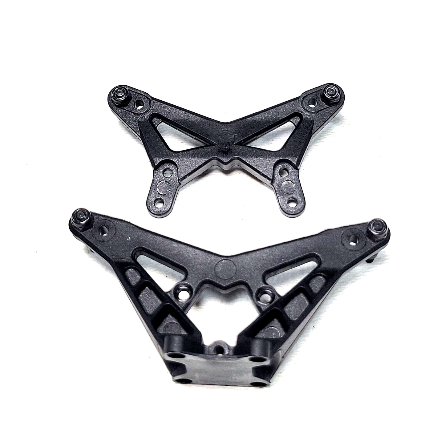 Losi Mini B Shock Towers Standoffs Front & Rear Wing Mount Skid Plate / Bumper