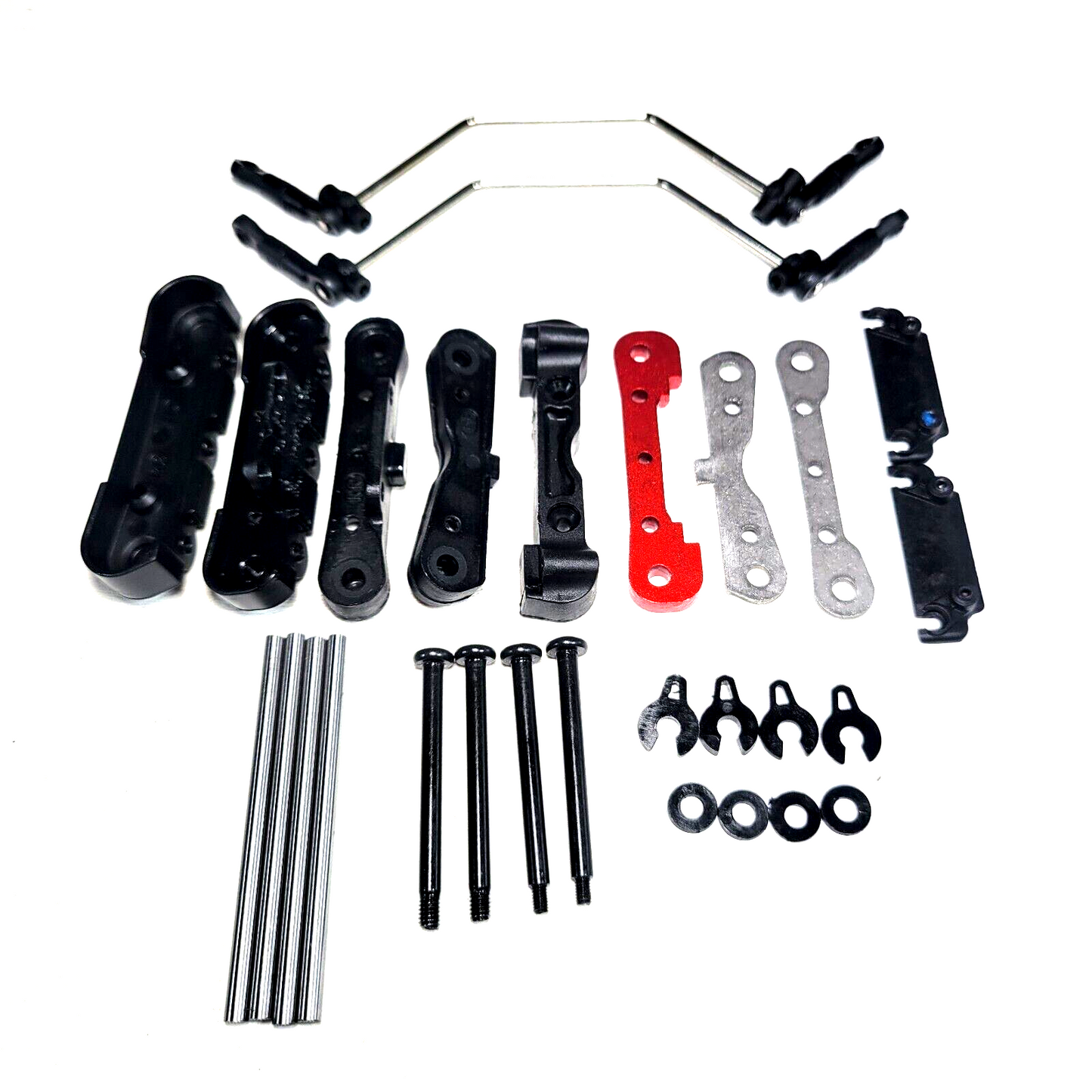 Arrma Big Rock 6s BLX A-Arm Suspension Hinge Pin Set Sway Bar Mounts Upper Lower