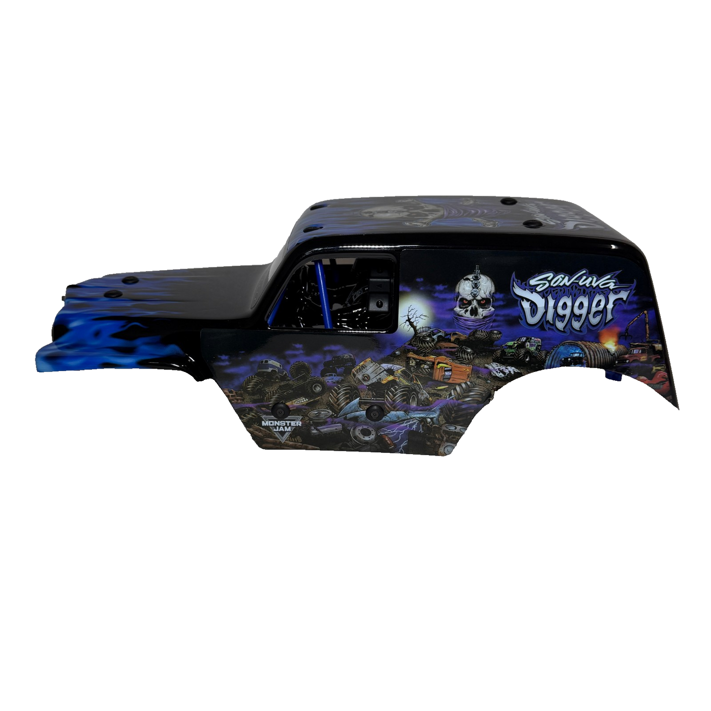 Losi LMT SonUva Digger 2.0 1/8 Body Factory Painted Shell With Cage & LED Lights