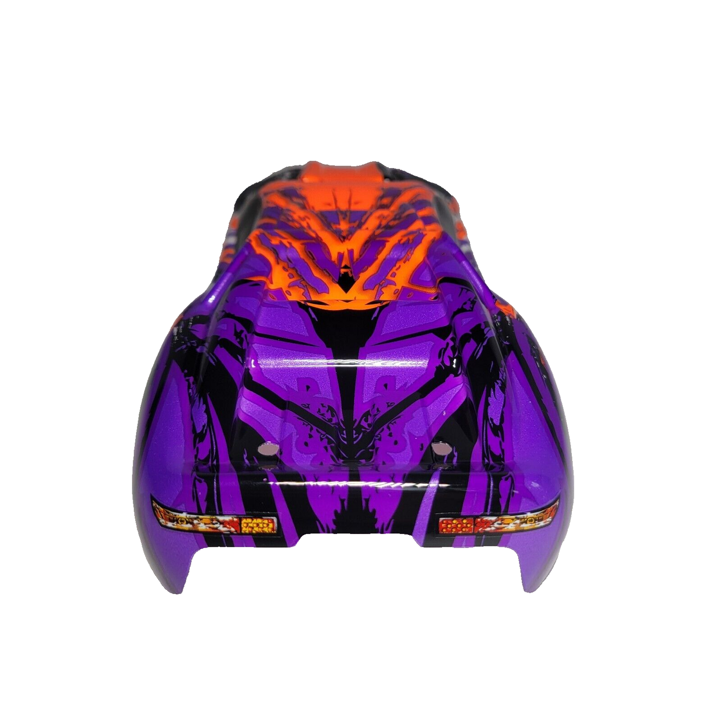 Fits Traxxas E-revo 1/16 VXL Brushless Orange Purple White Painted Body & Decals