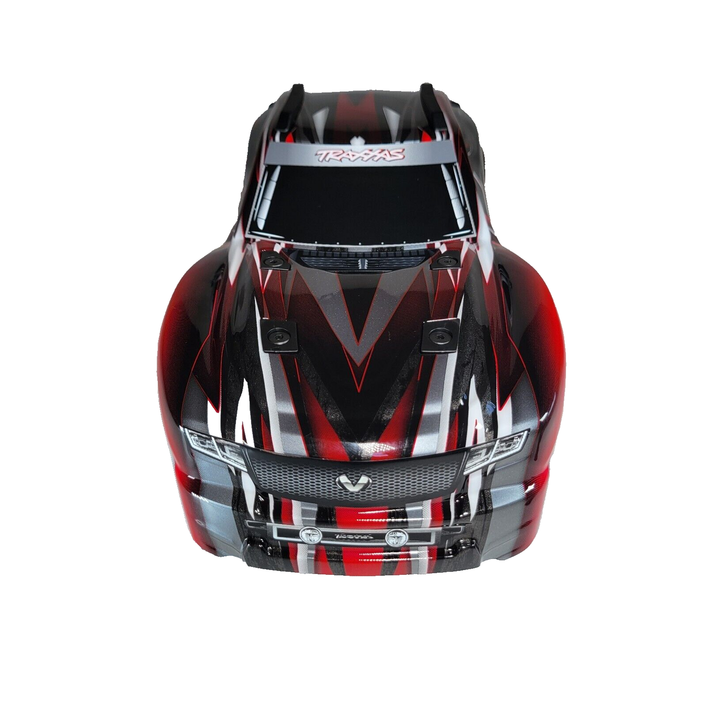 Fits Traxxas Stampede 4X4 VXL V2 Red Black Body Clip-Less Support Mount Fit Hoss
