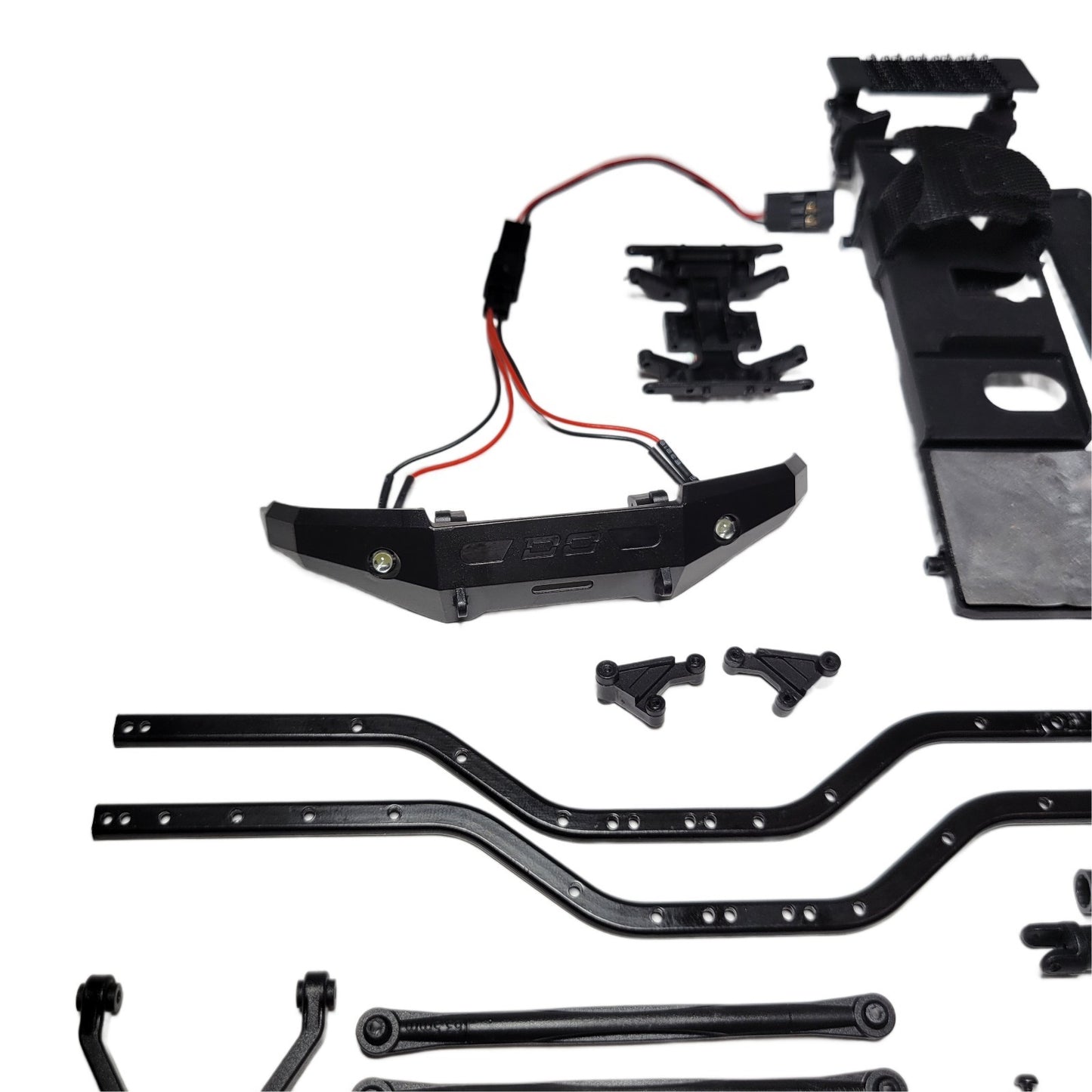 Axial SCX24 Lexus GX 470 Chassis Frame Rails Battery Tray Screws Bumpers Lights