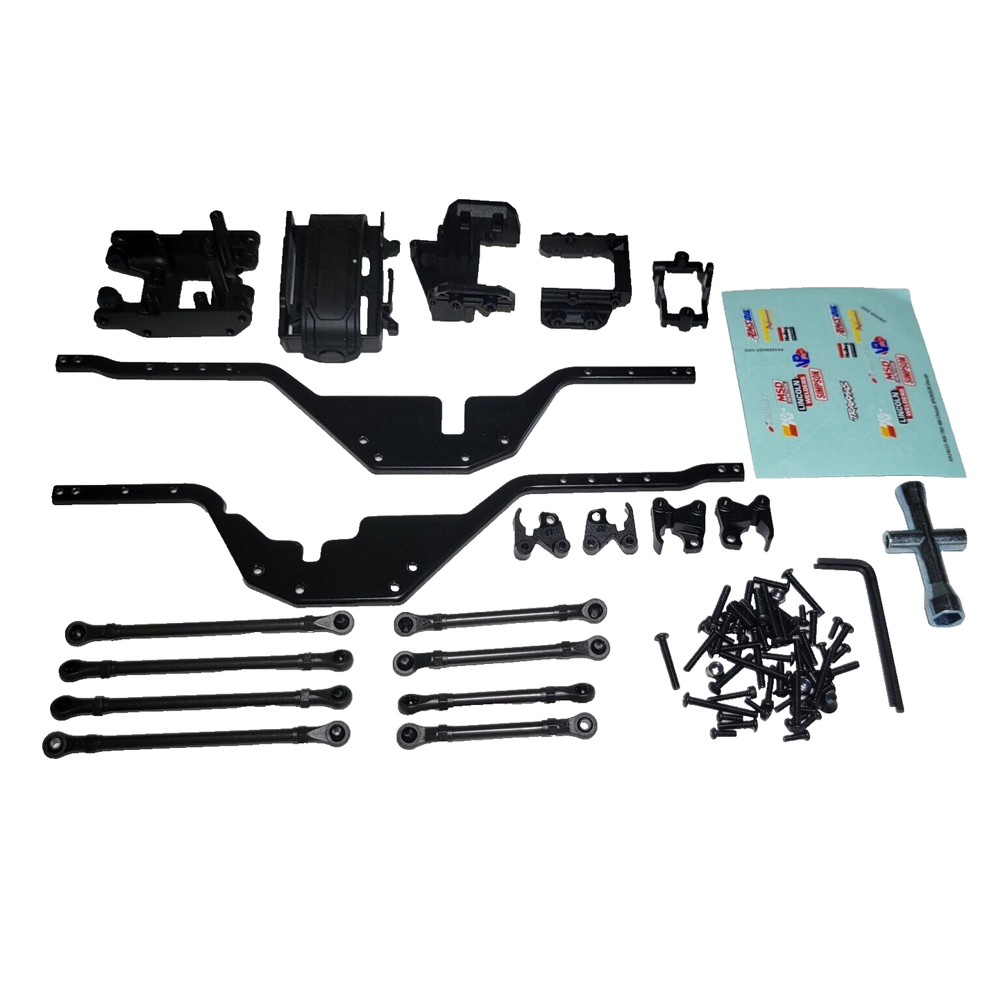 Fits Traxxas Trx-4MT K10 Chassis Frame Rails Linkage Mounts F150 Monster Truck