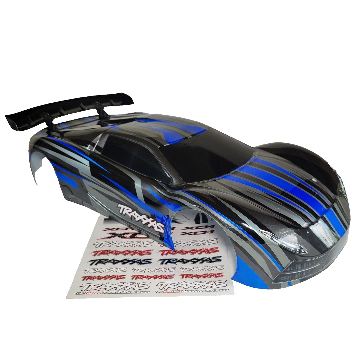 Fits Traxxas XO-1 Body Factory Painted GRAPHIX BLUE 1/7 100MPH 4WD SuperCar