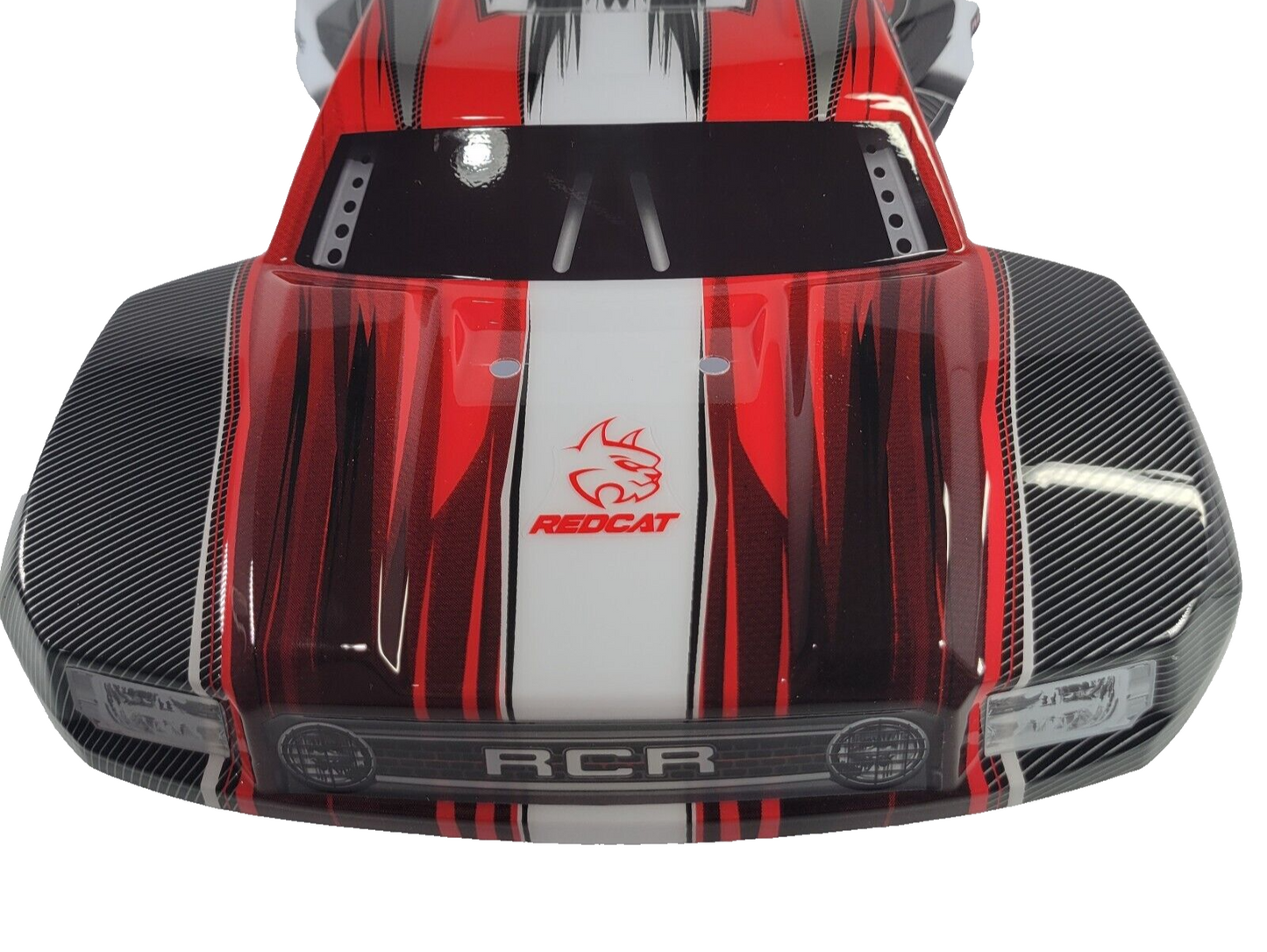 Redcat Blackout SC Short Course Truck Lexan Body Painted Red Trimmed BS215-002R